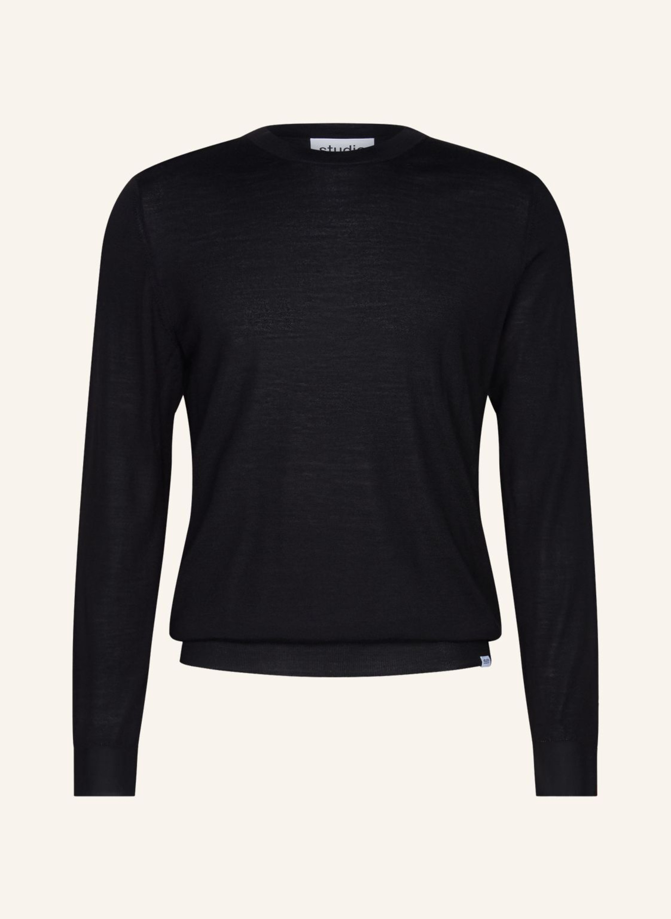 studio seidensticker , Pullover Regular Fit: SCHWARZ