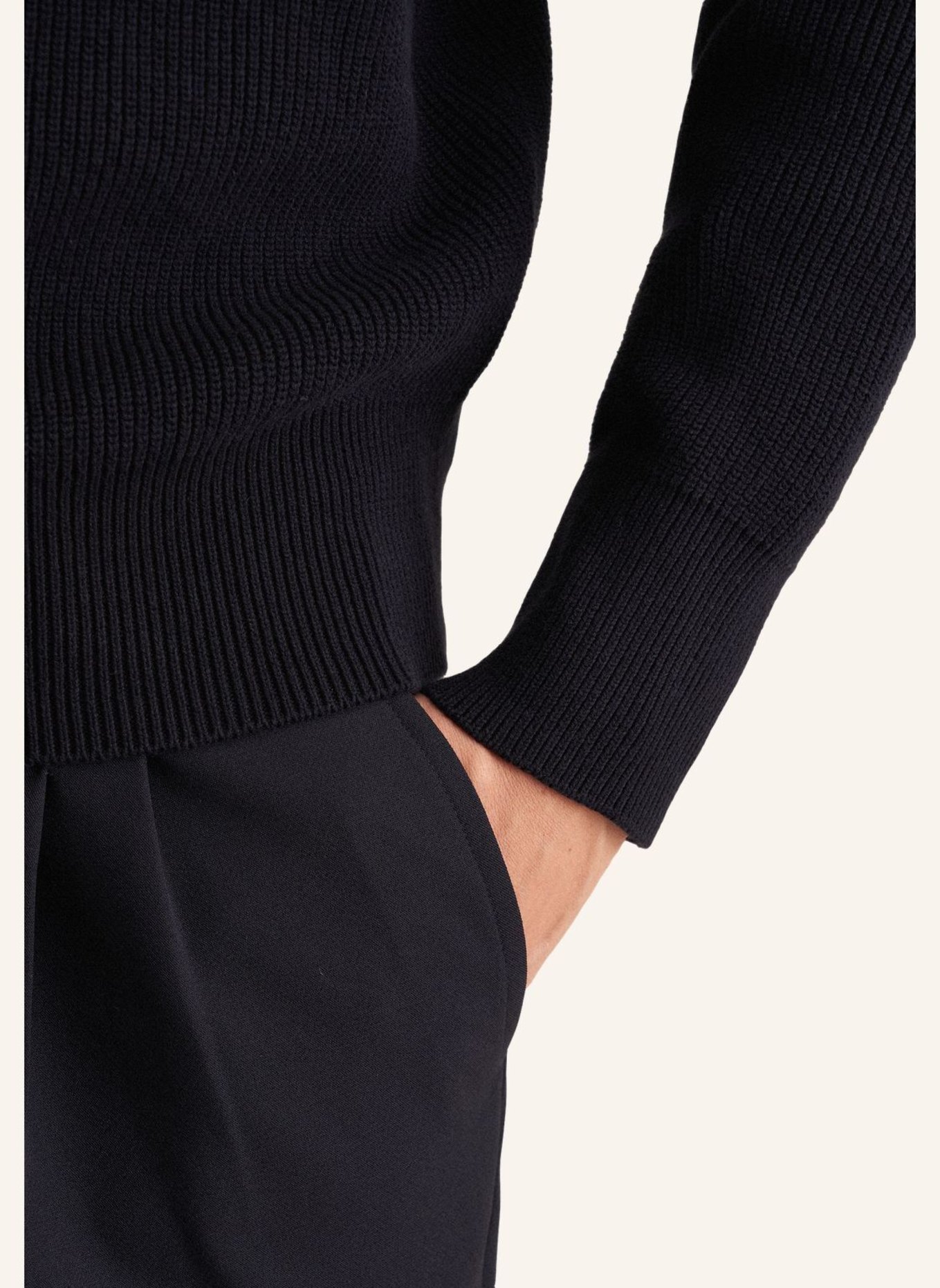 seidensticker Pullover Regular Fit: DUNKELBLAU