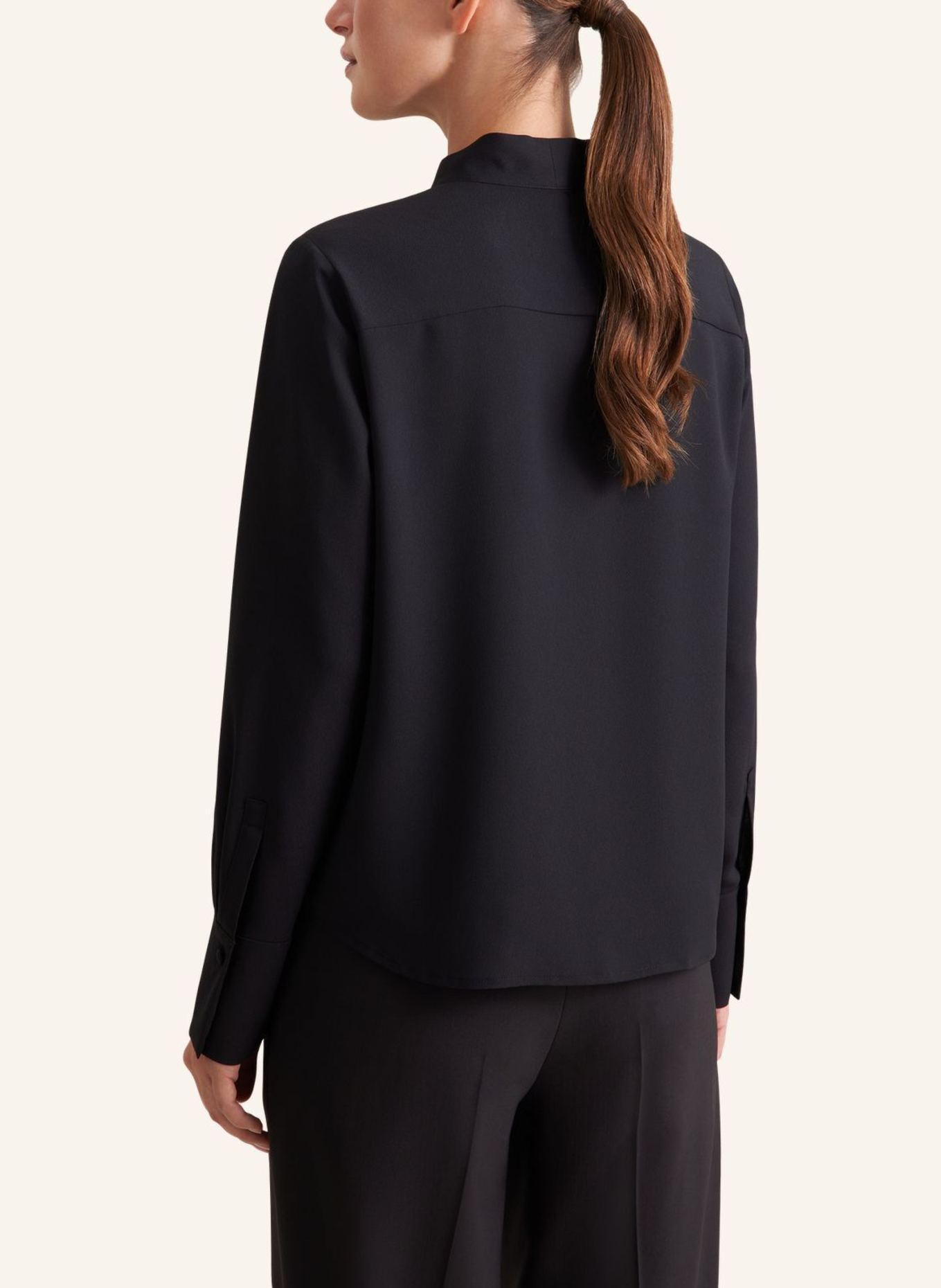 seidensticker Stehkragenbluse: SCHWARZ