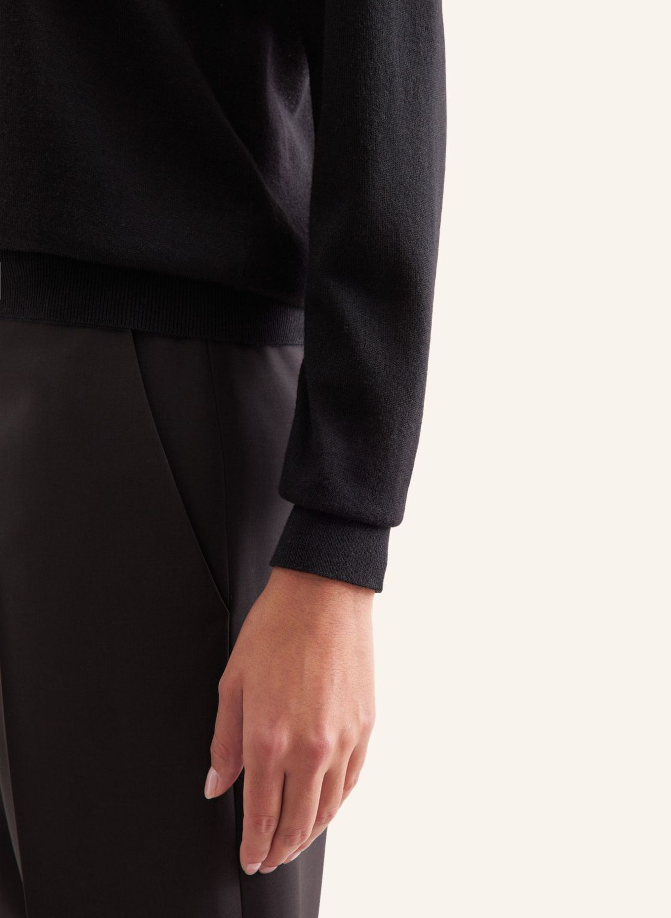 seidensticker Sweater: SCHWARZ