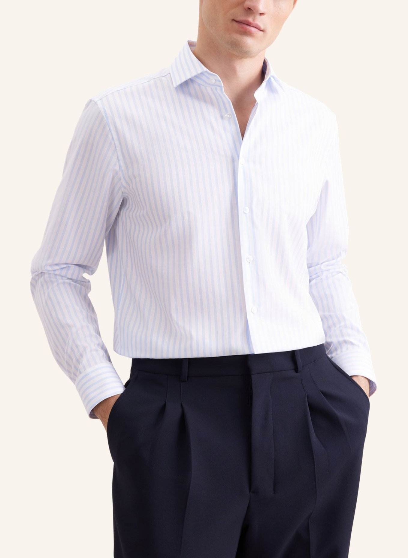 seidensticker Regular-Fit Business Shirt: LIGHT BLUE