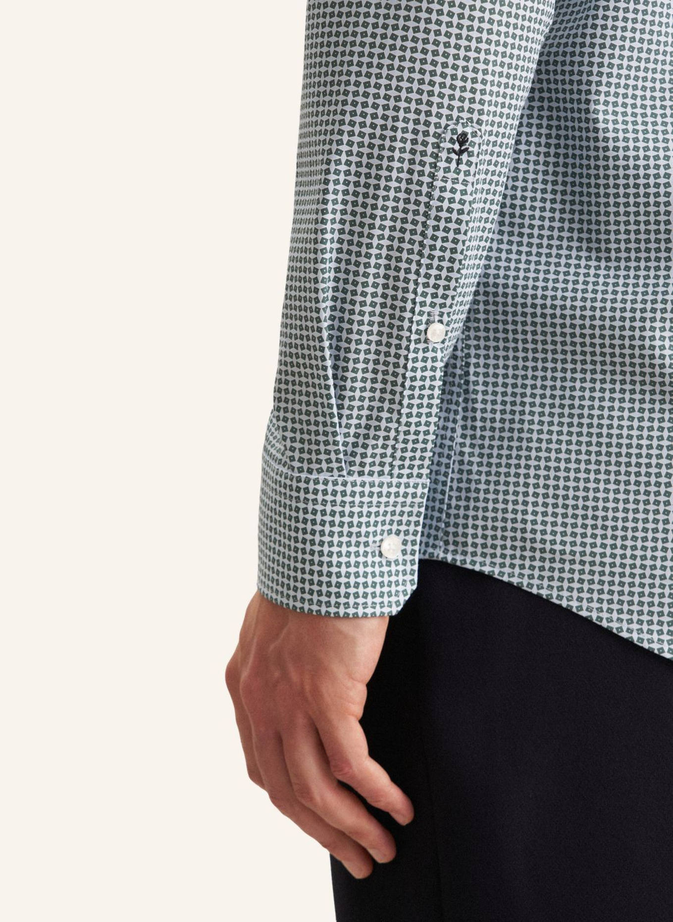 seidensticker Business Hemd Regular Fit: GRÜN