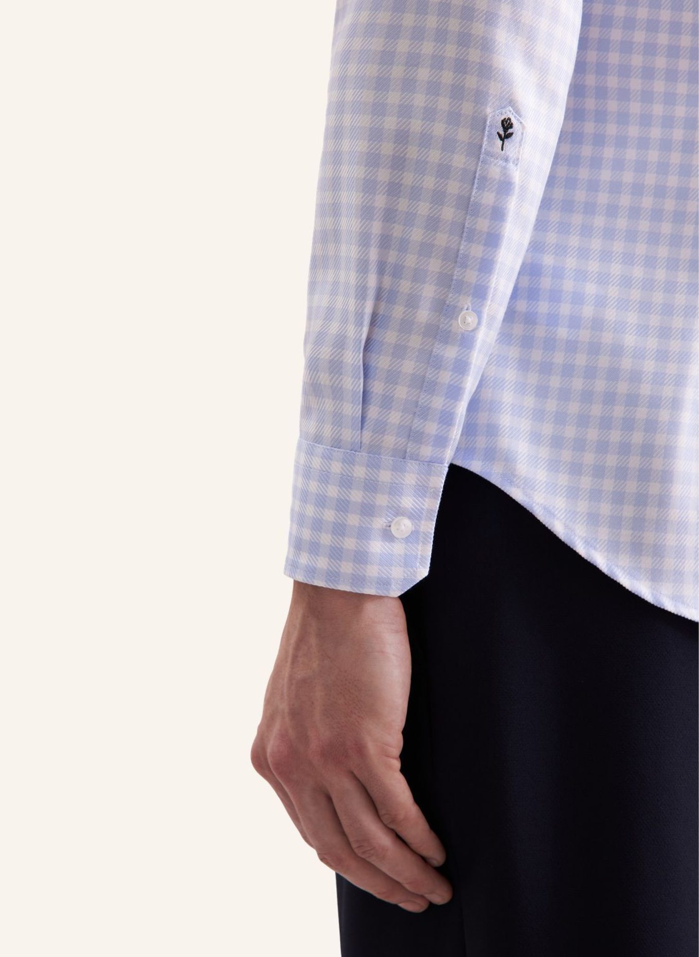 seidensticker Business Hemd Slim Fit: HELLBLAU