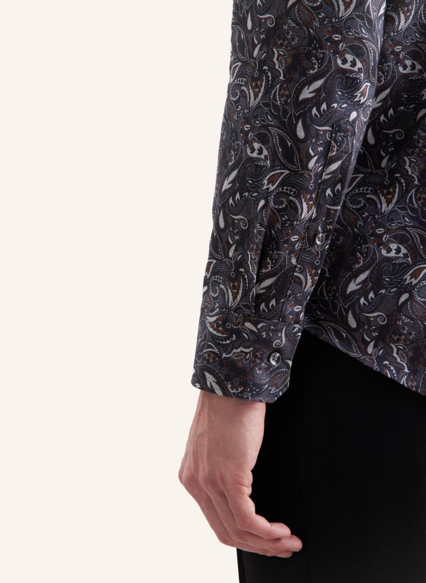 seidensticker Flanellhemd Slim Fit: GRAU