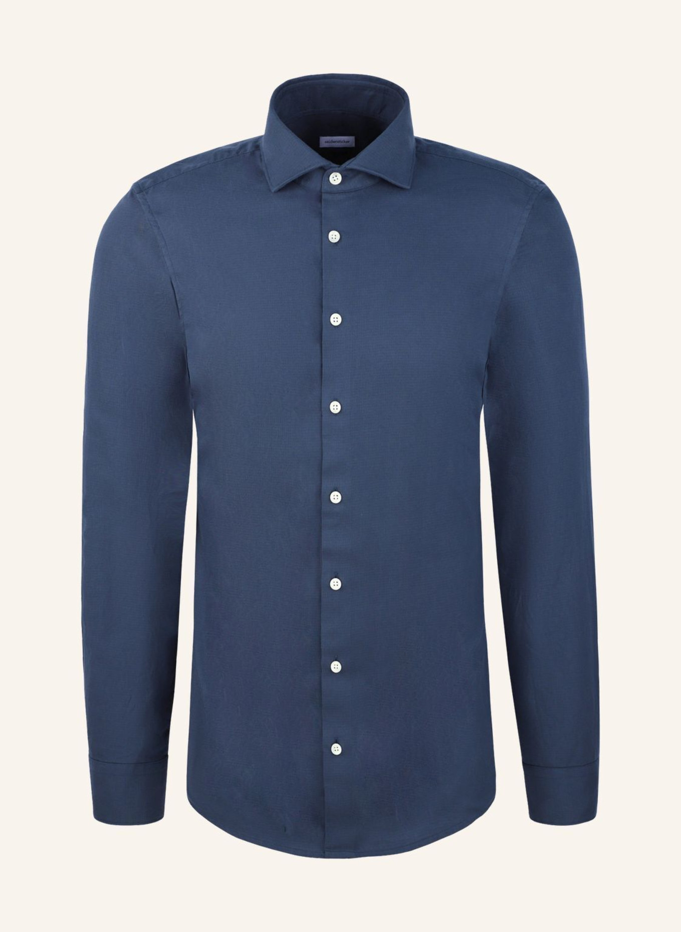 seidensticker Flanellhemd Regular Fit: DUNKELBLAU