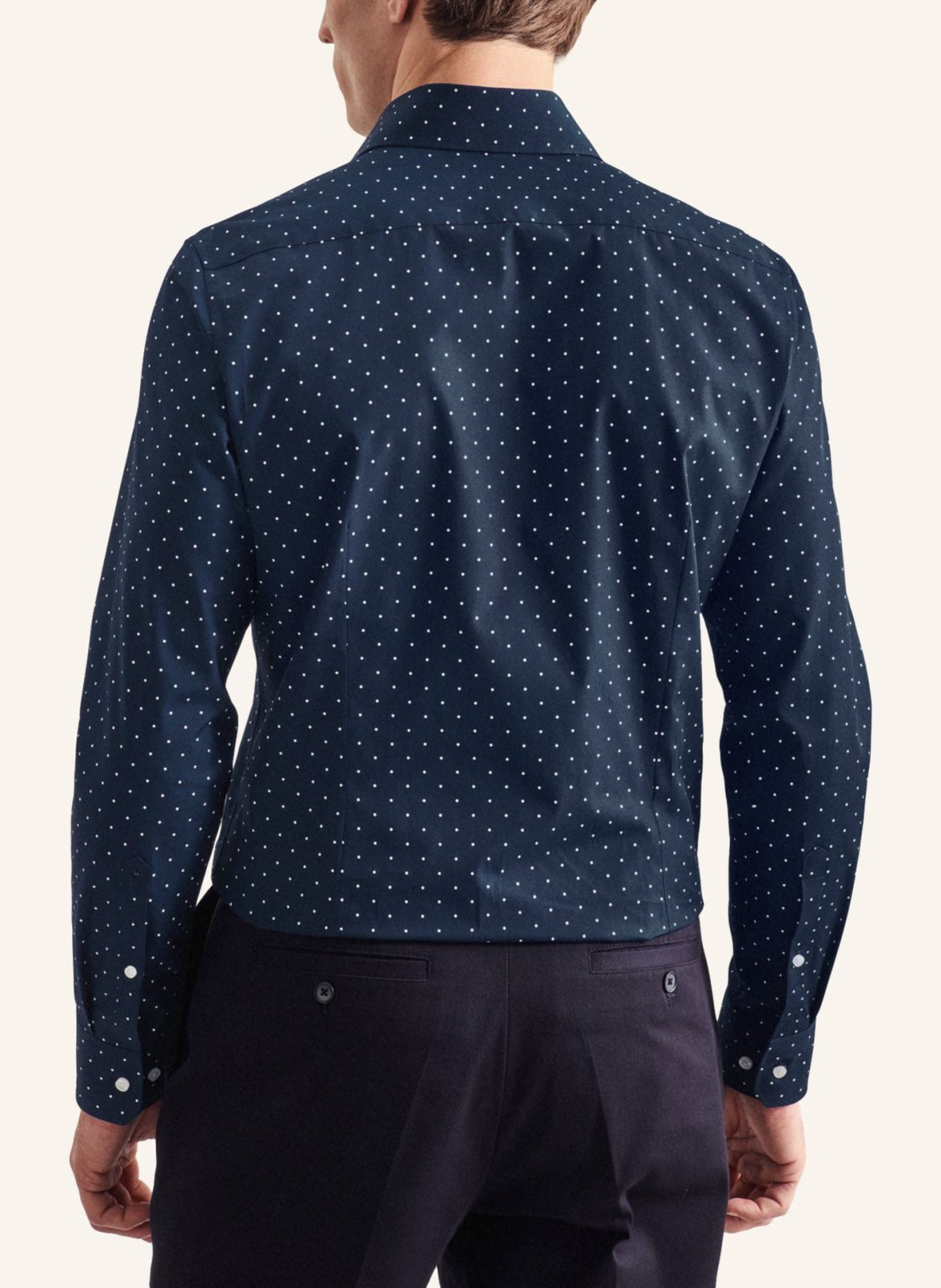 seidensticker Business Hemd Slim Fit: DUNKELBLAU