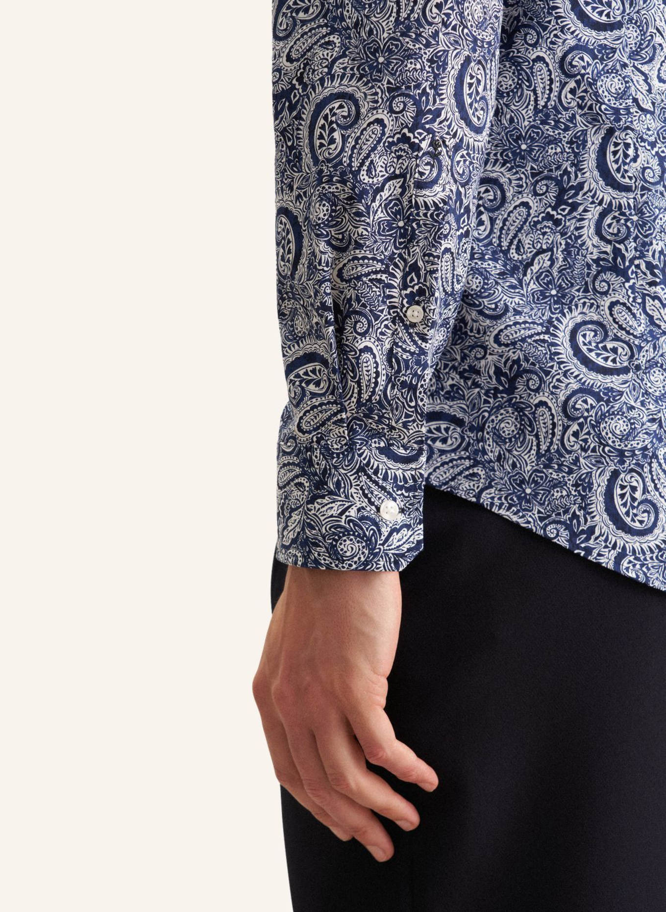 seidensticker Business Hemd Slim Fit: DUNKELBLAU