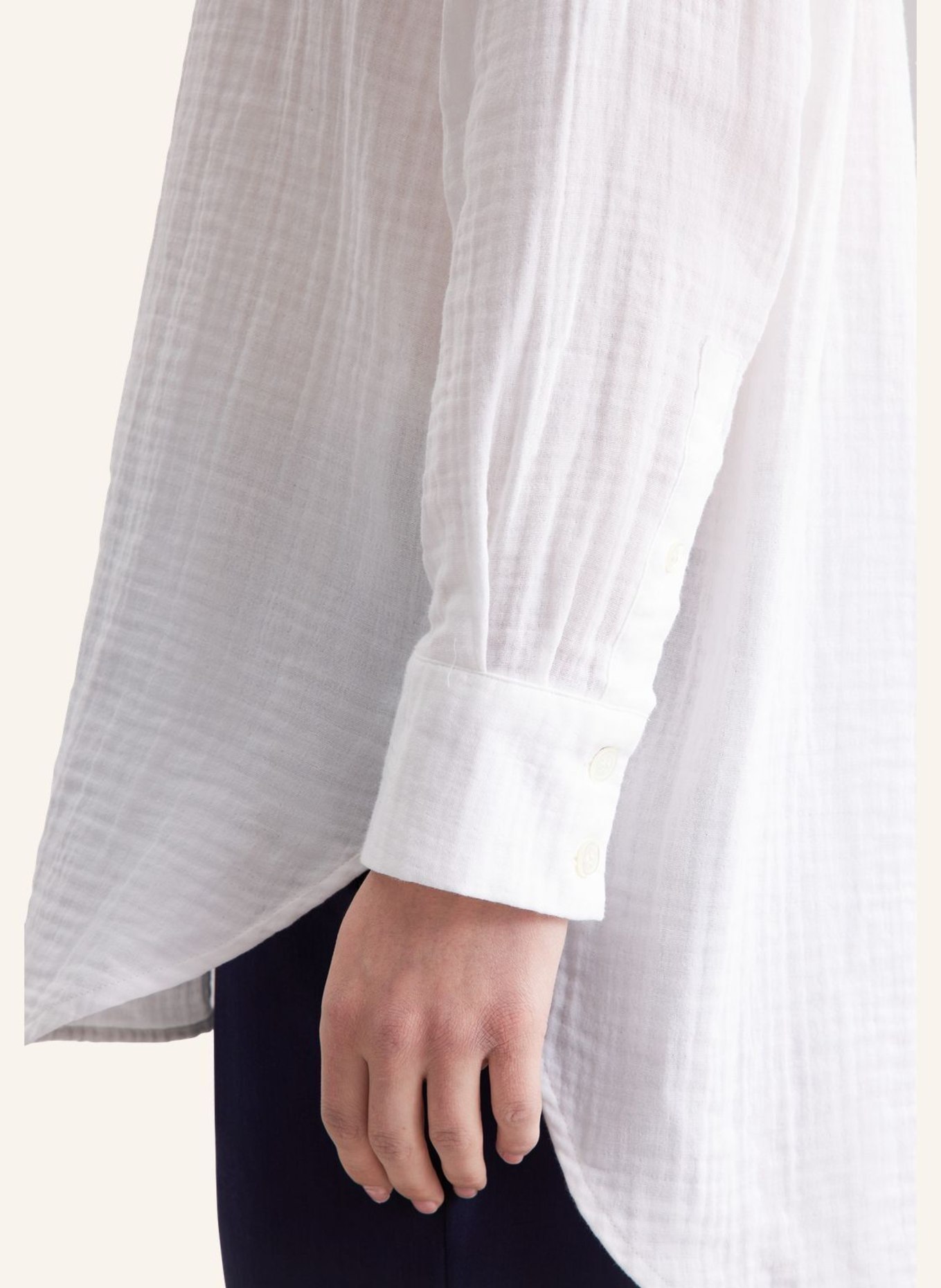 seidensticker Longbluse, Oversizebluse: ECRU