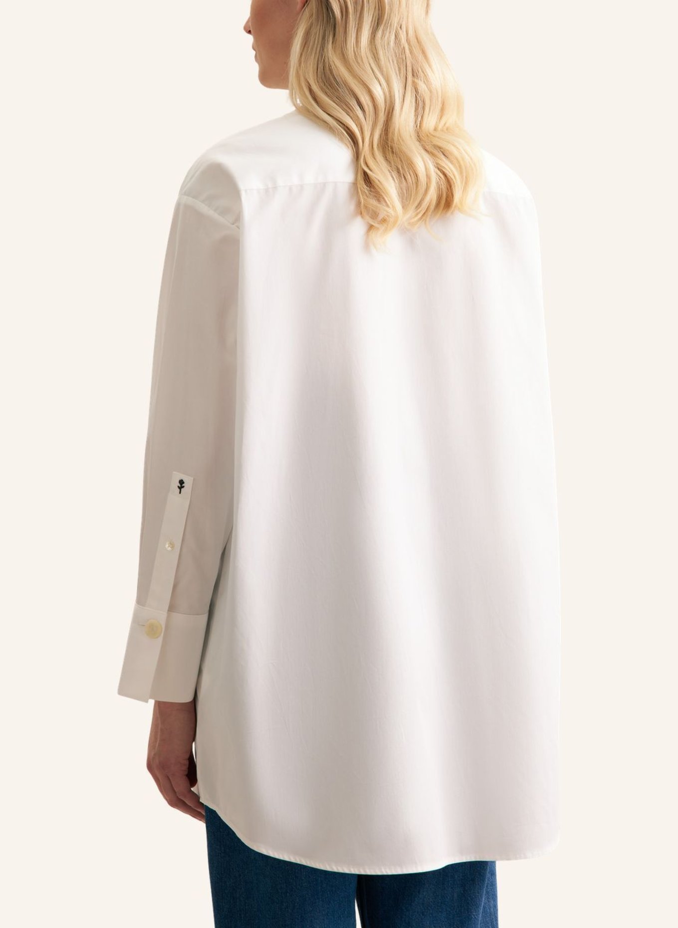 seidensticker Hemdbluse, Longbluse: WEISS