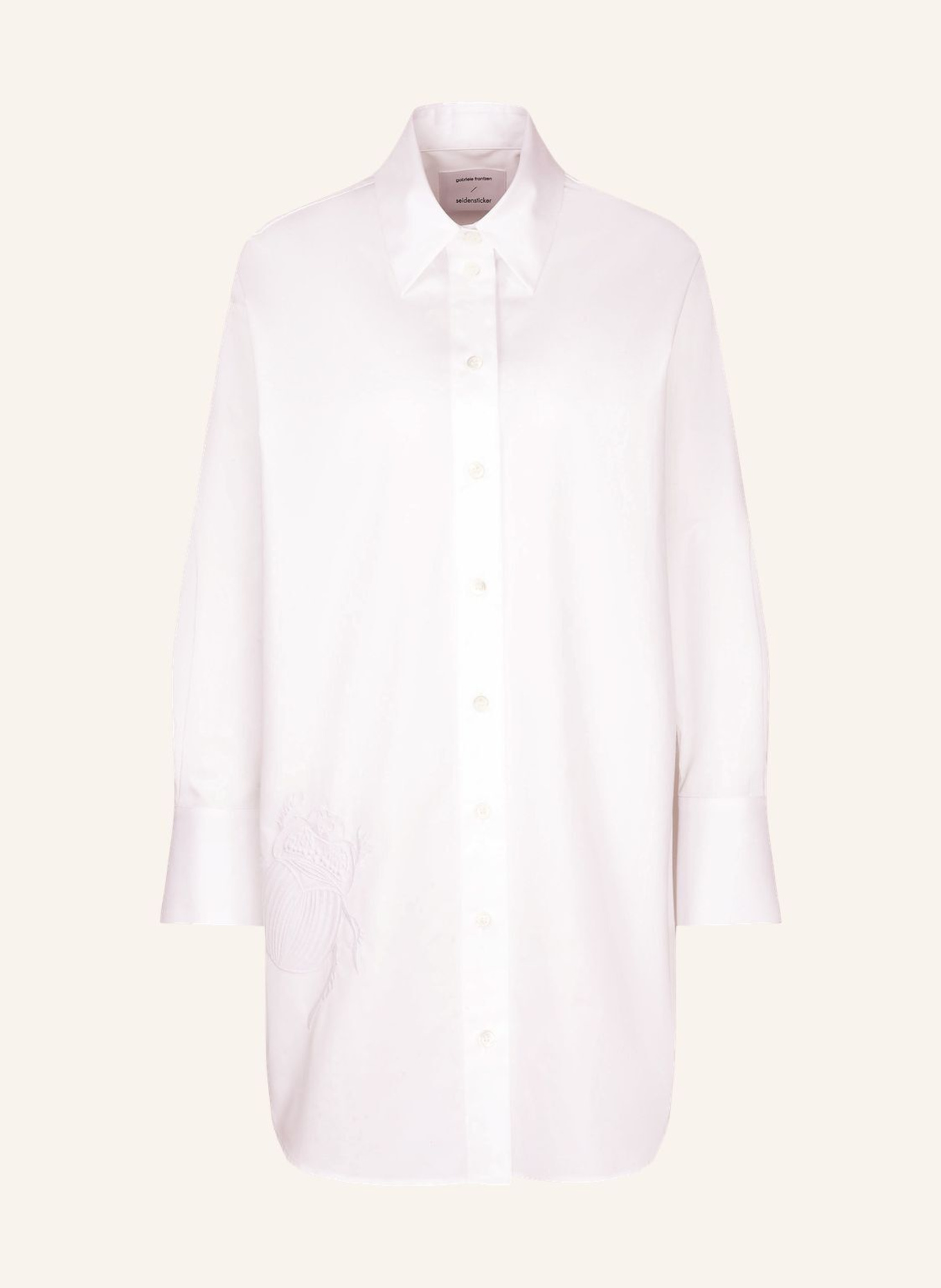 seidensticker Hemdbluse, Longbluse: WEISS