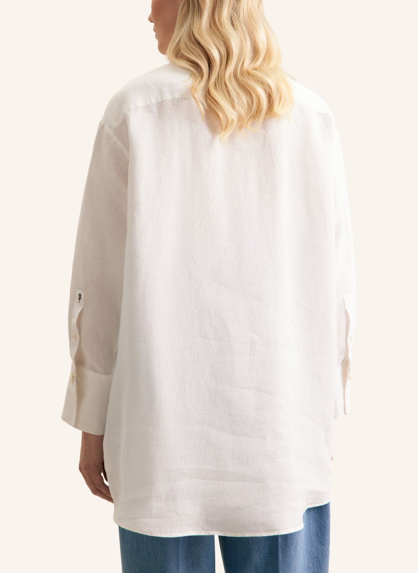 seidensticker Hemdbluse, Longbluse: WEISS