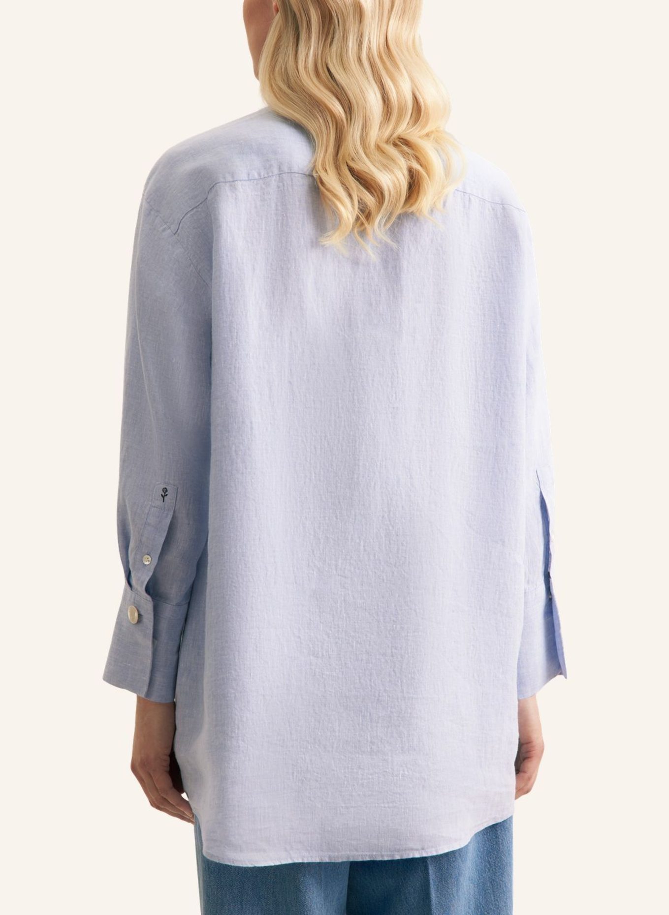 seidensticker Hemdbluse, Longbluse: BLAU