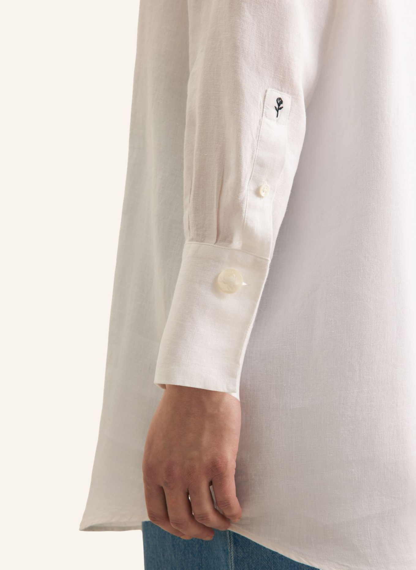 seidensticker Hemdbluse, Longbluse: WEISS