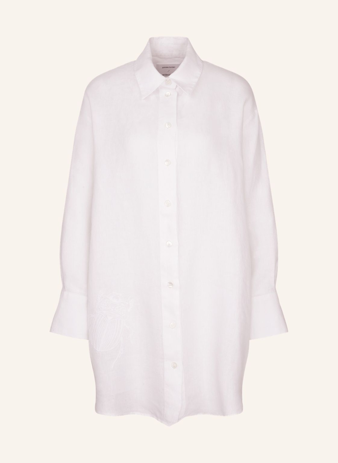 seidensticker Hemdbluse, Longbluse: WEISS