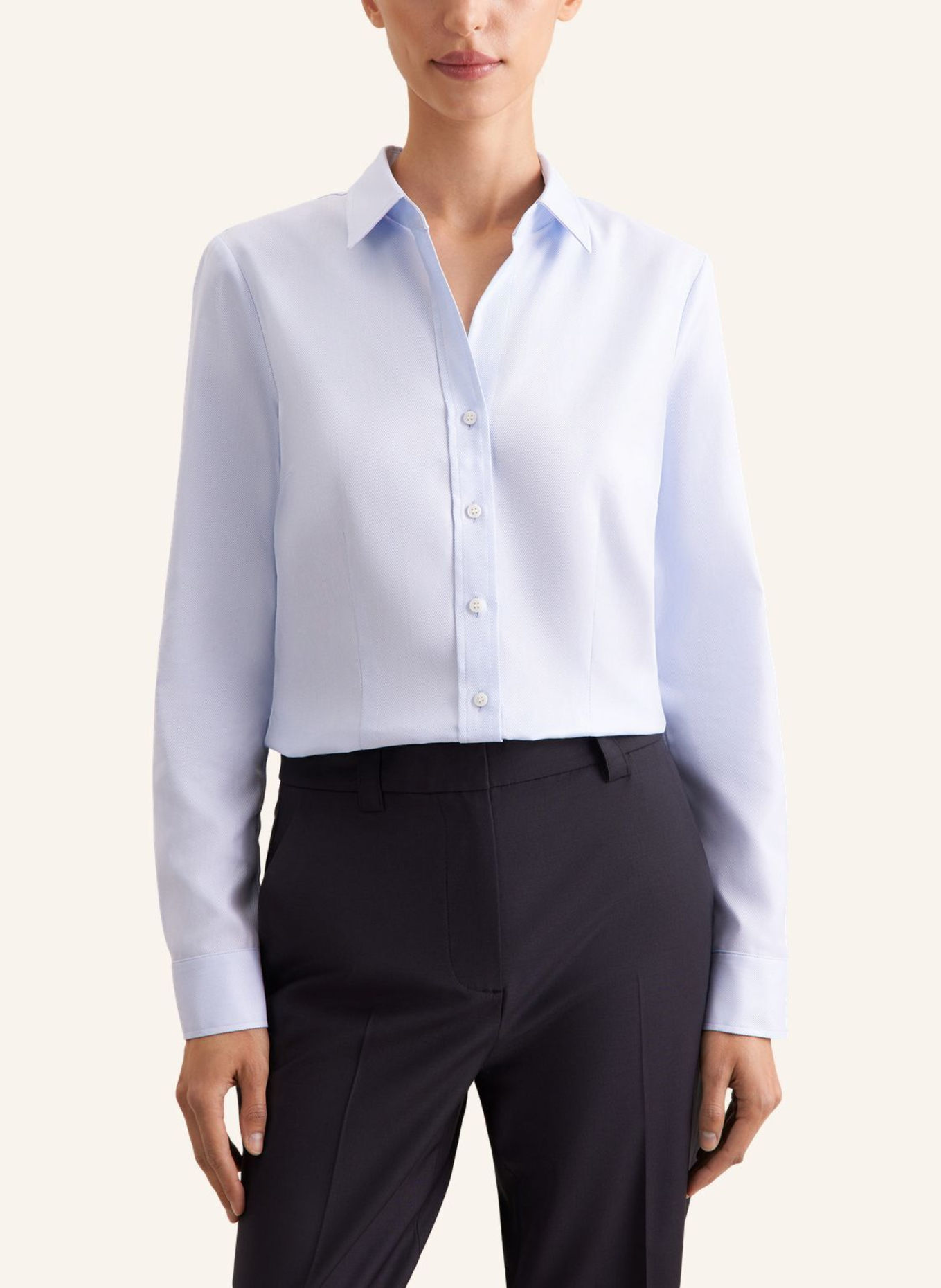 seidensticker Hemdbluse: HELLBLAU