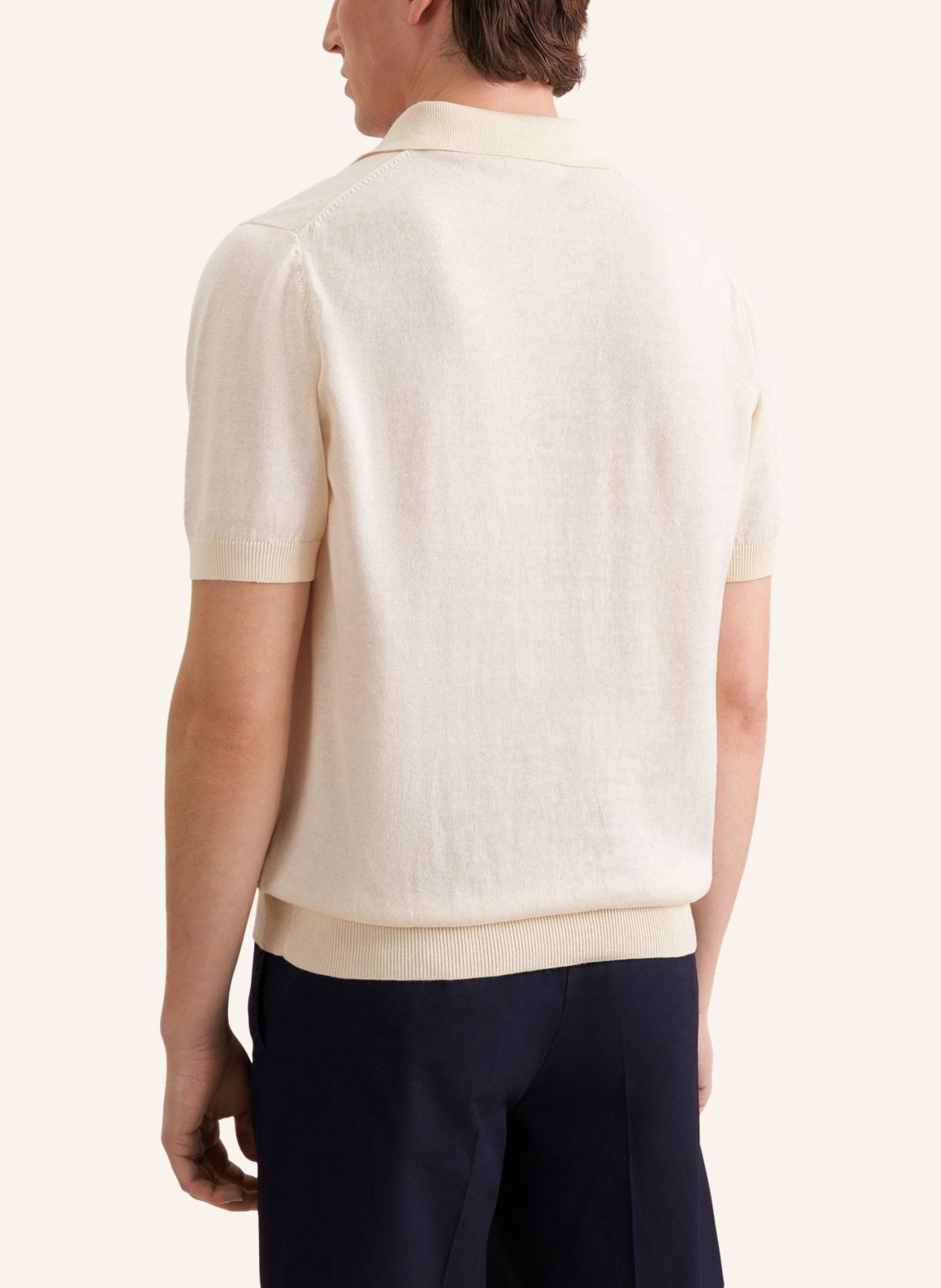 seidensticker Polo Regular Fit: ECRU