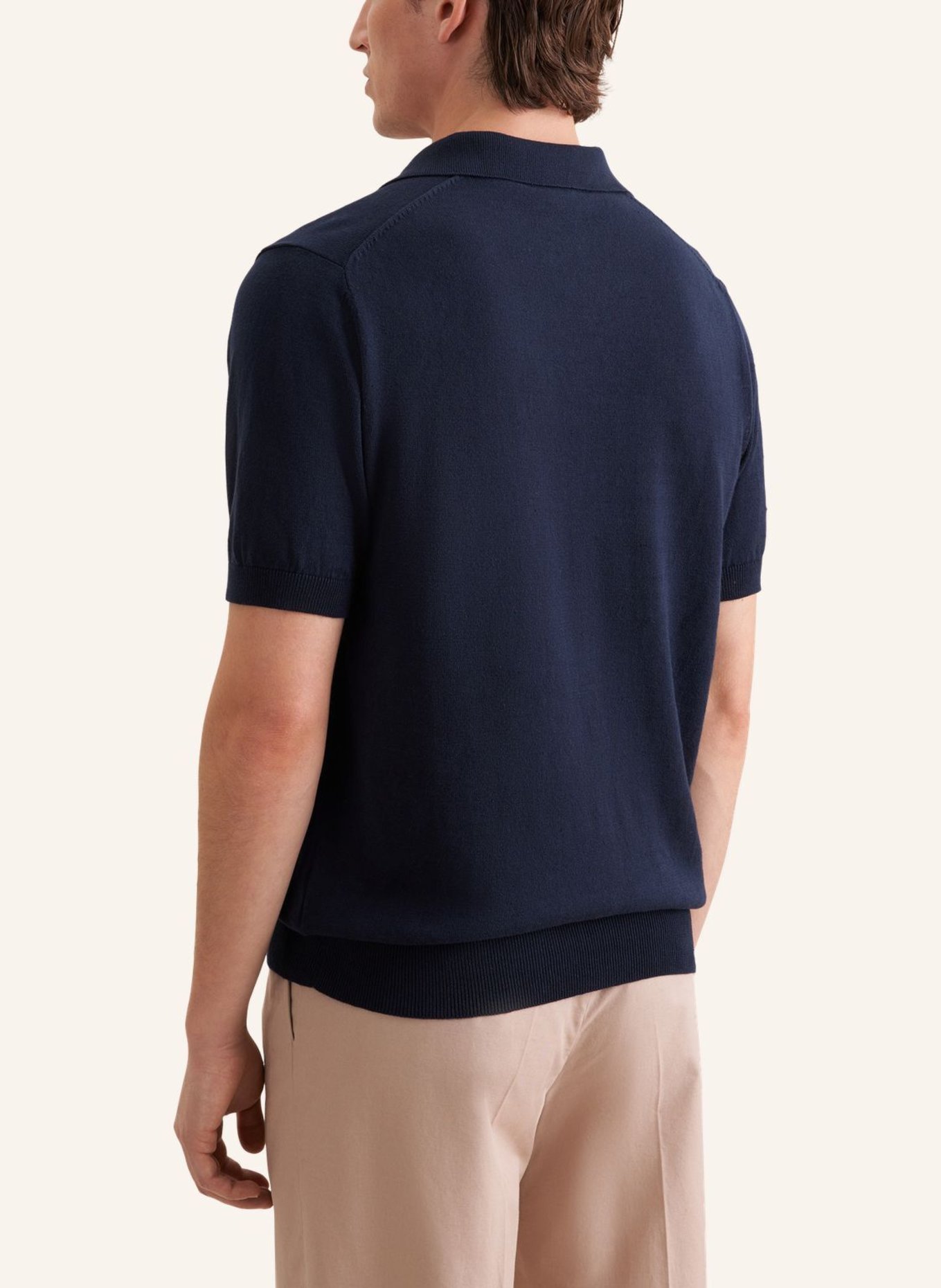 seidensticker Polo Regular Fit: DUNKELBLAU
