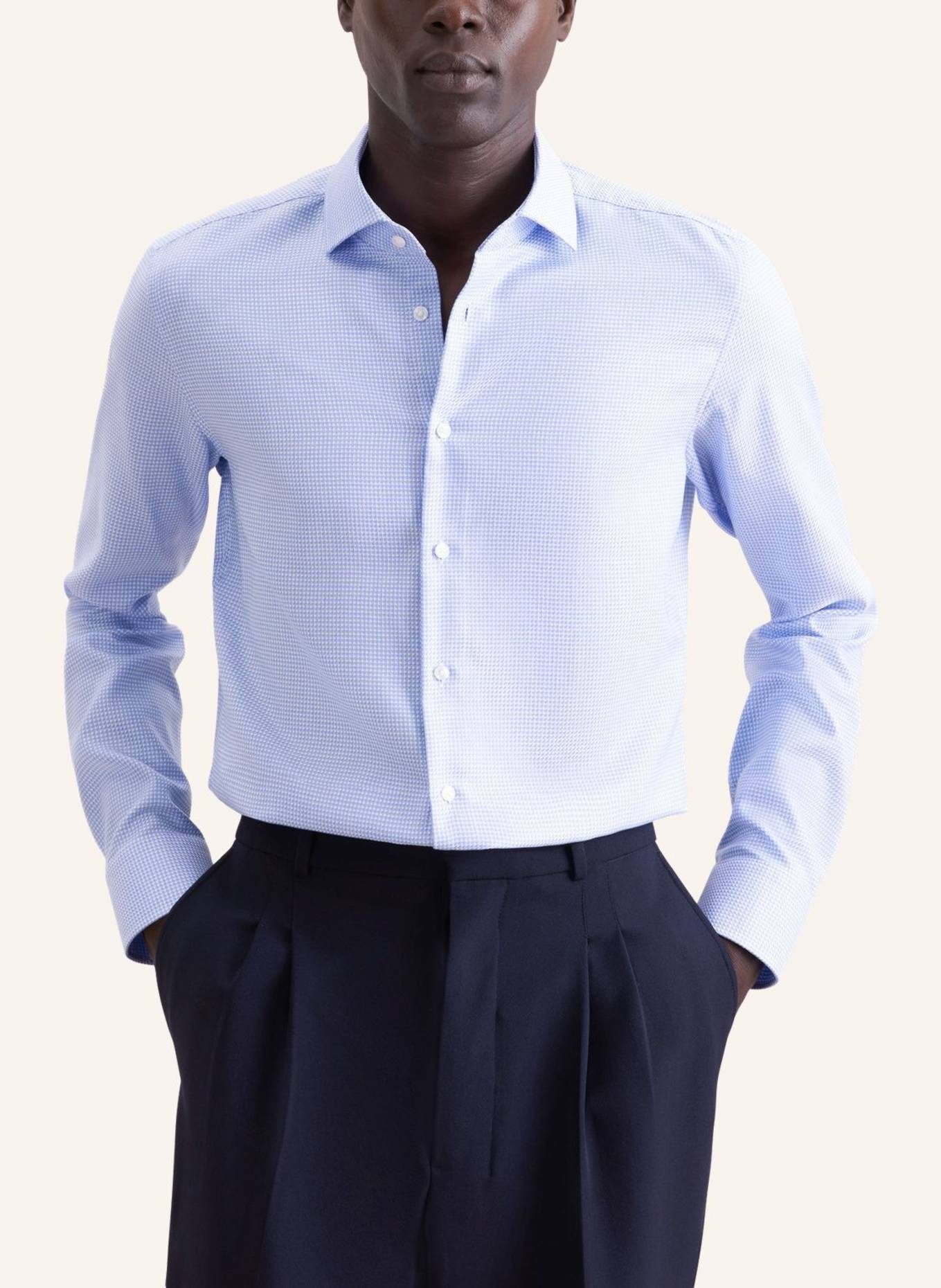 seidensticker Zakelijk overhemd, slim fit: BLAUW