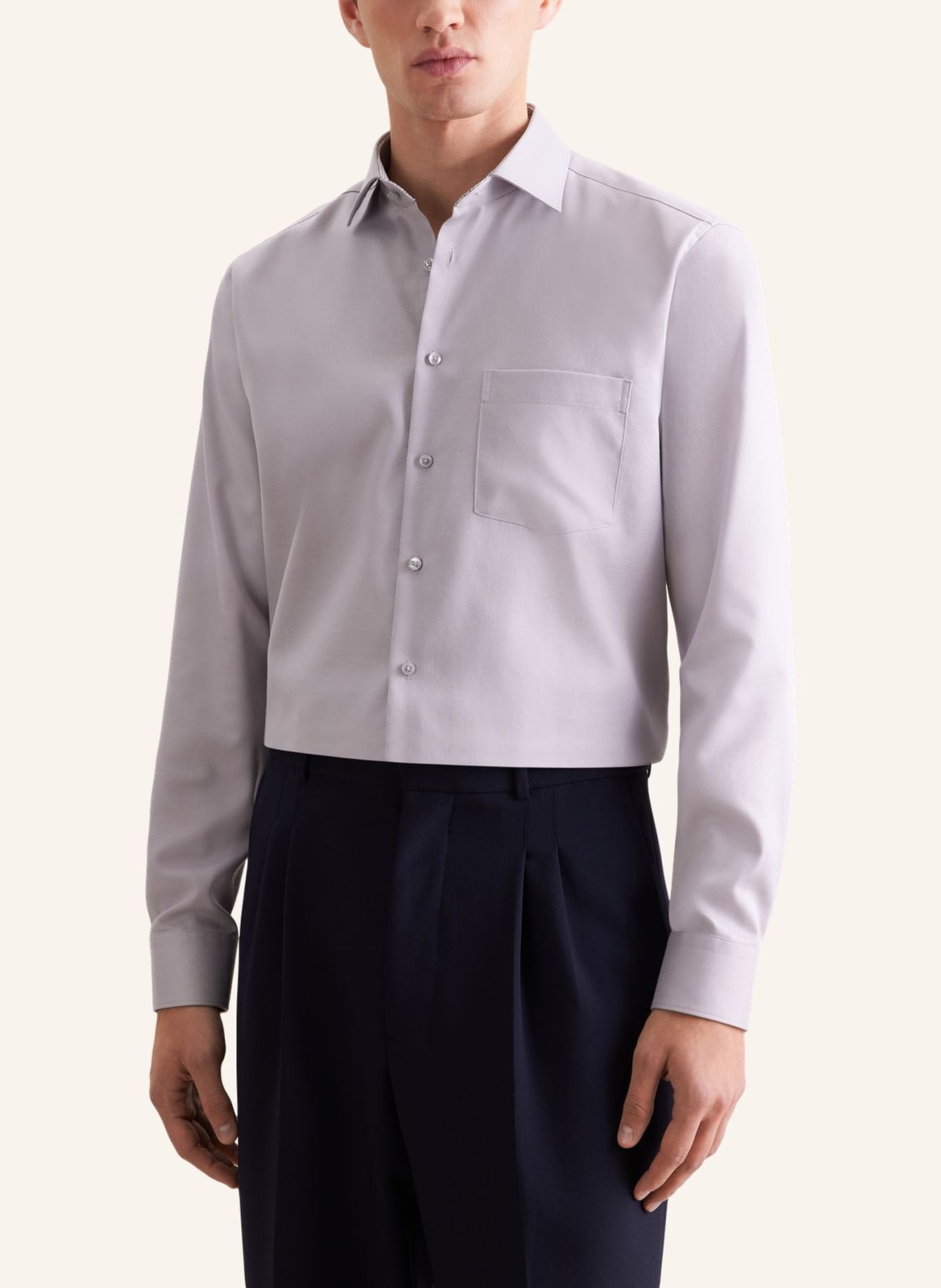 seidensticker Regular-Fit Business Shirt: GRAY