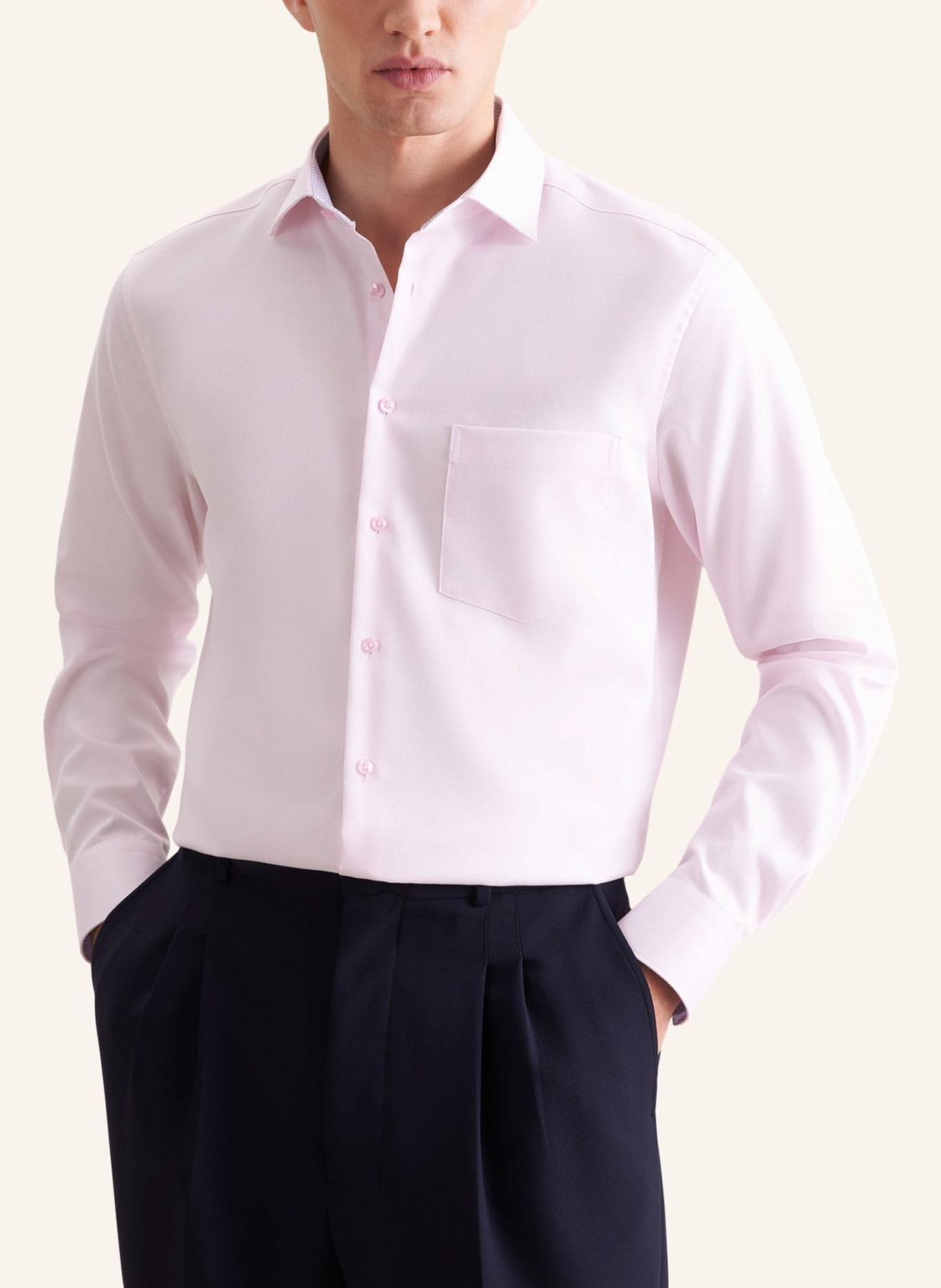 seidensticker Regular-Fit Business Shirt: PINK