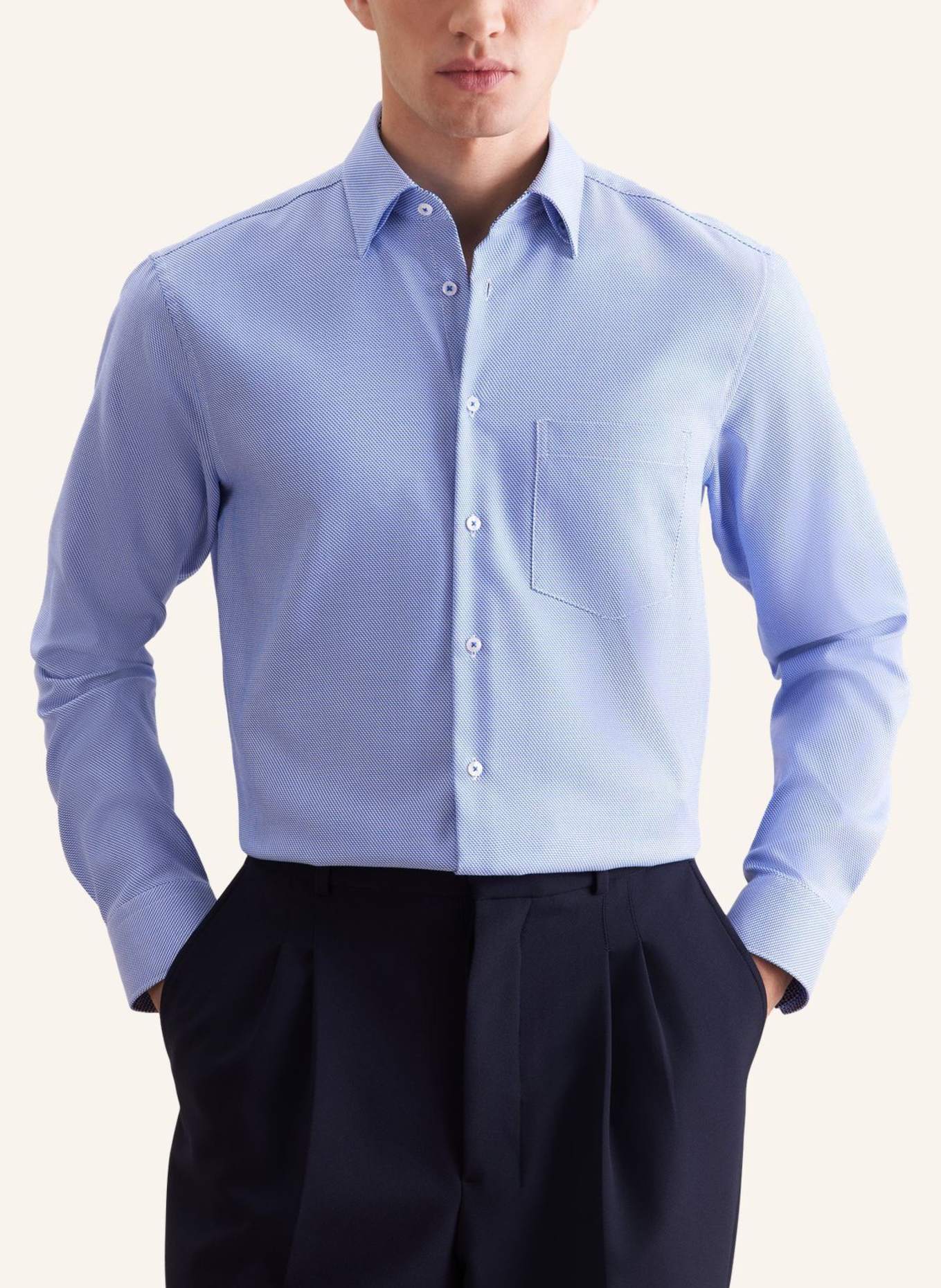 seidensticker Business Hemd Regular Fit: BLAU