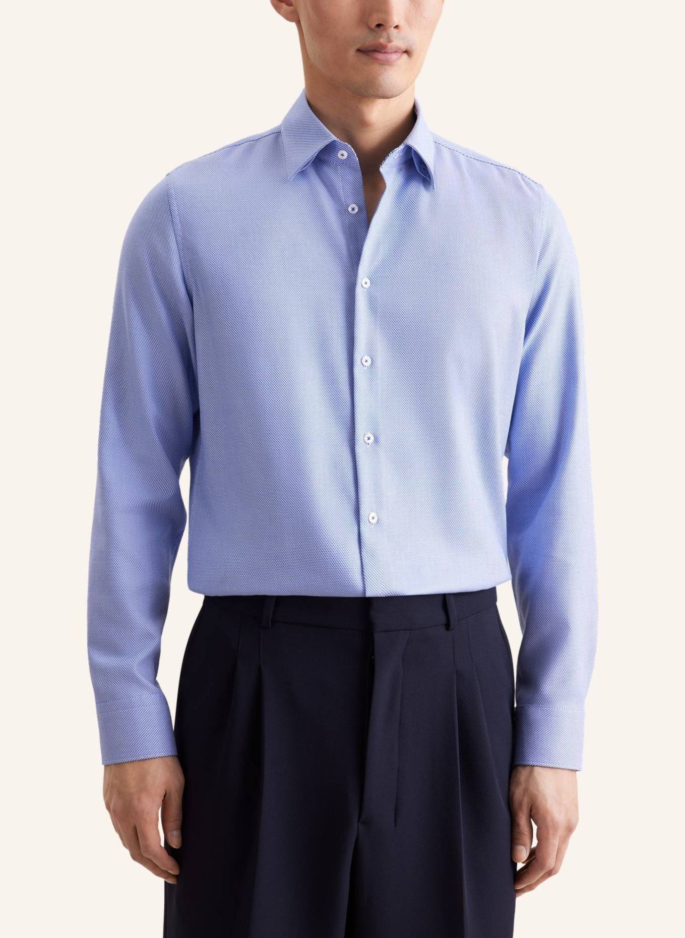 seidensticker Business Hemd Slim Fit: BLAU