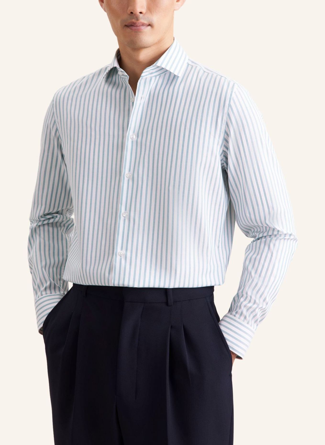 seidensticker Business Hemd Slim Fit: TÜRKIS