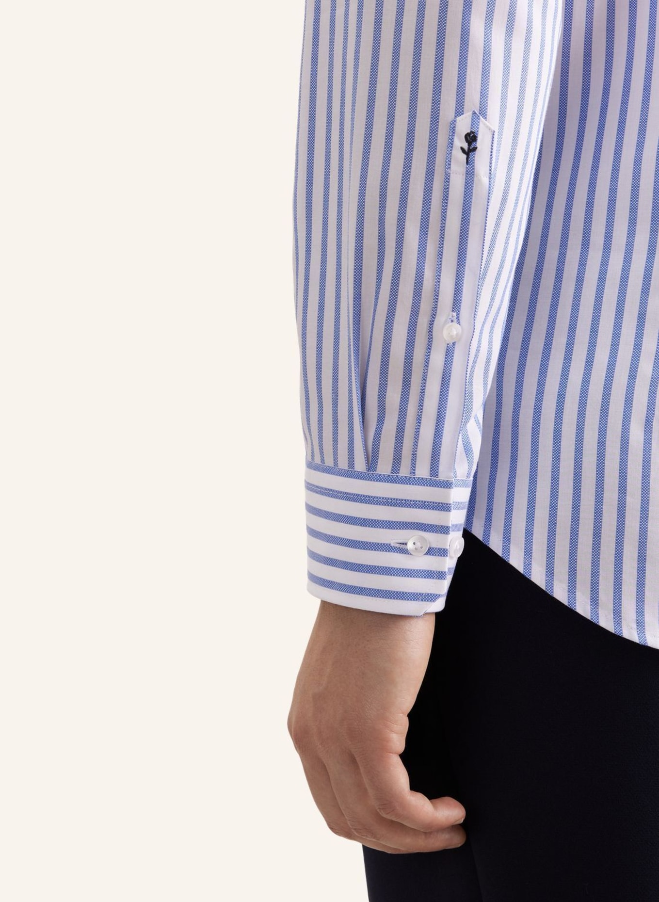 seidensticker Business Hemd Slim Fit: BLAU