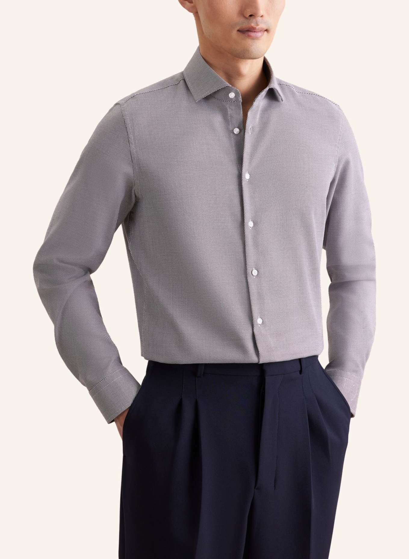 seidensticker , Business Hemd Shaped Fit: BRAUN