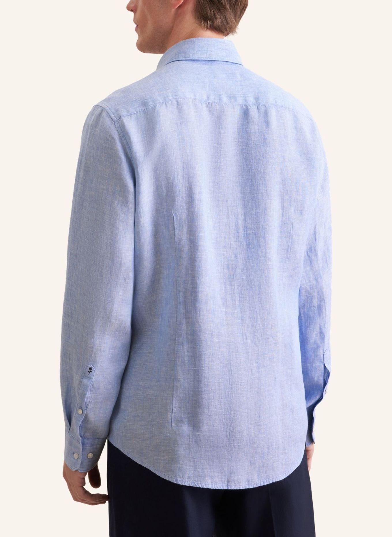 seidensticker Leinenhemd Slim Fit: BLAU