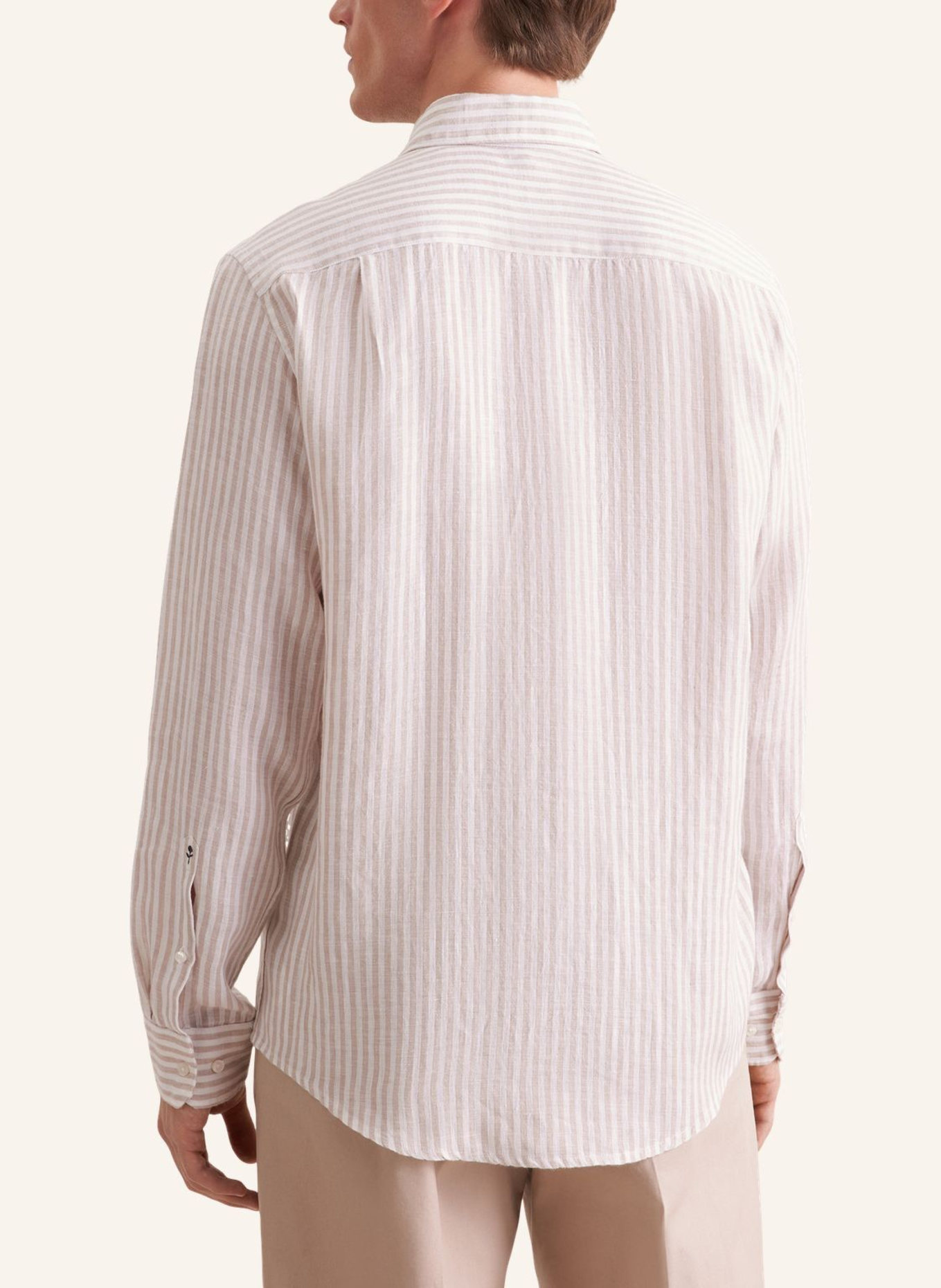seidensticker Leinenhemd Regular Fit: BEIGE