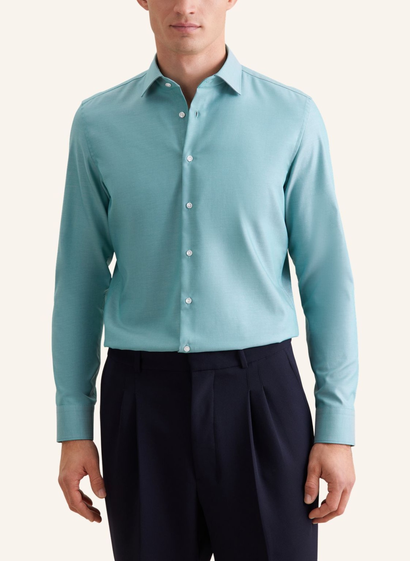 seidensticker Business Hemd Slim Fit: TÜRKIS