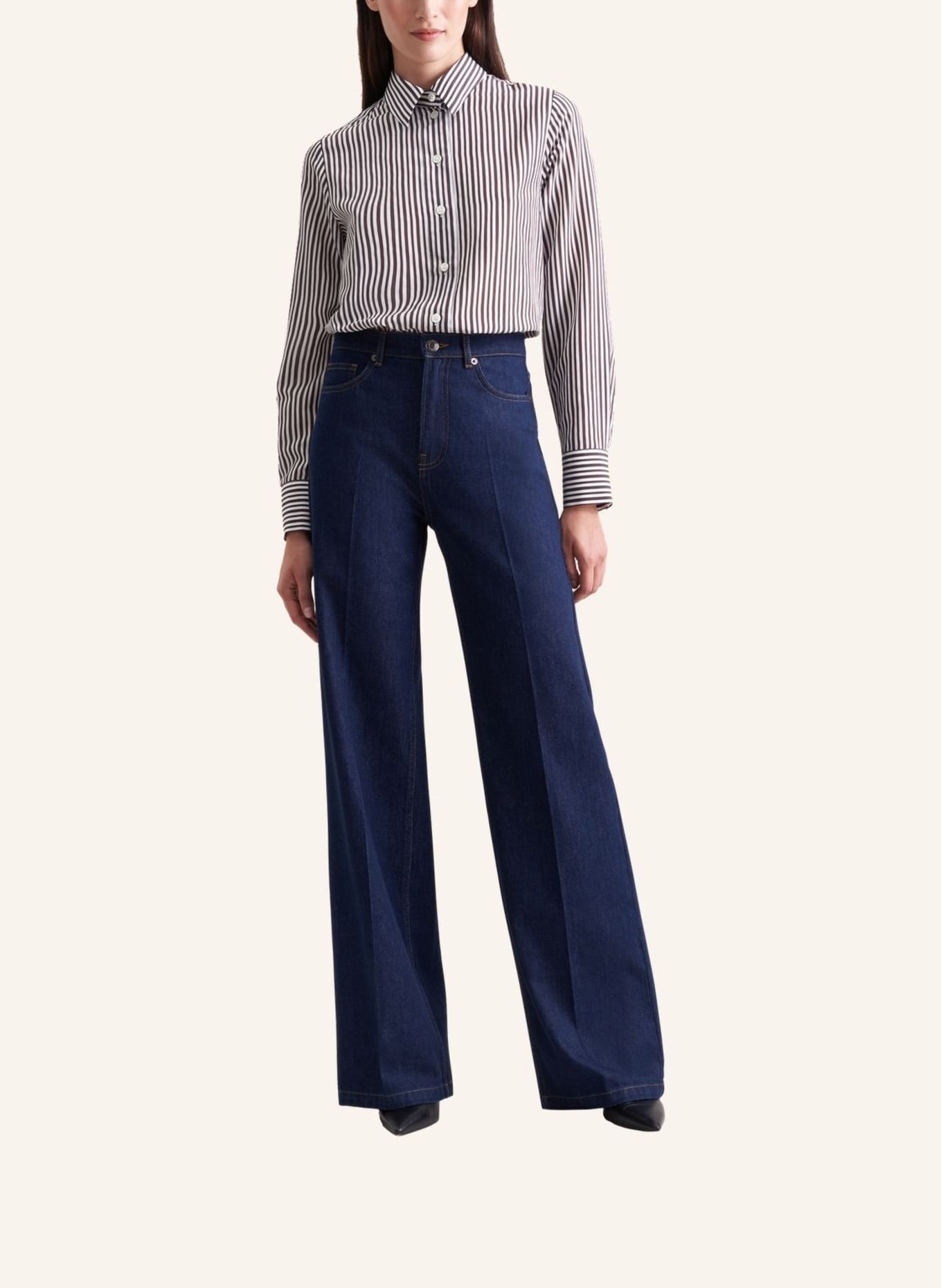 seidensticker 5-Pocket Denim: DUNKELBLAU