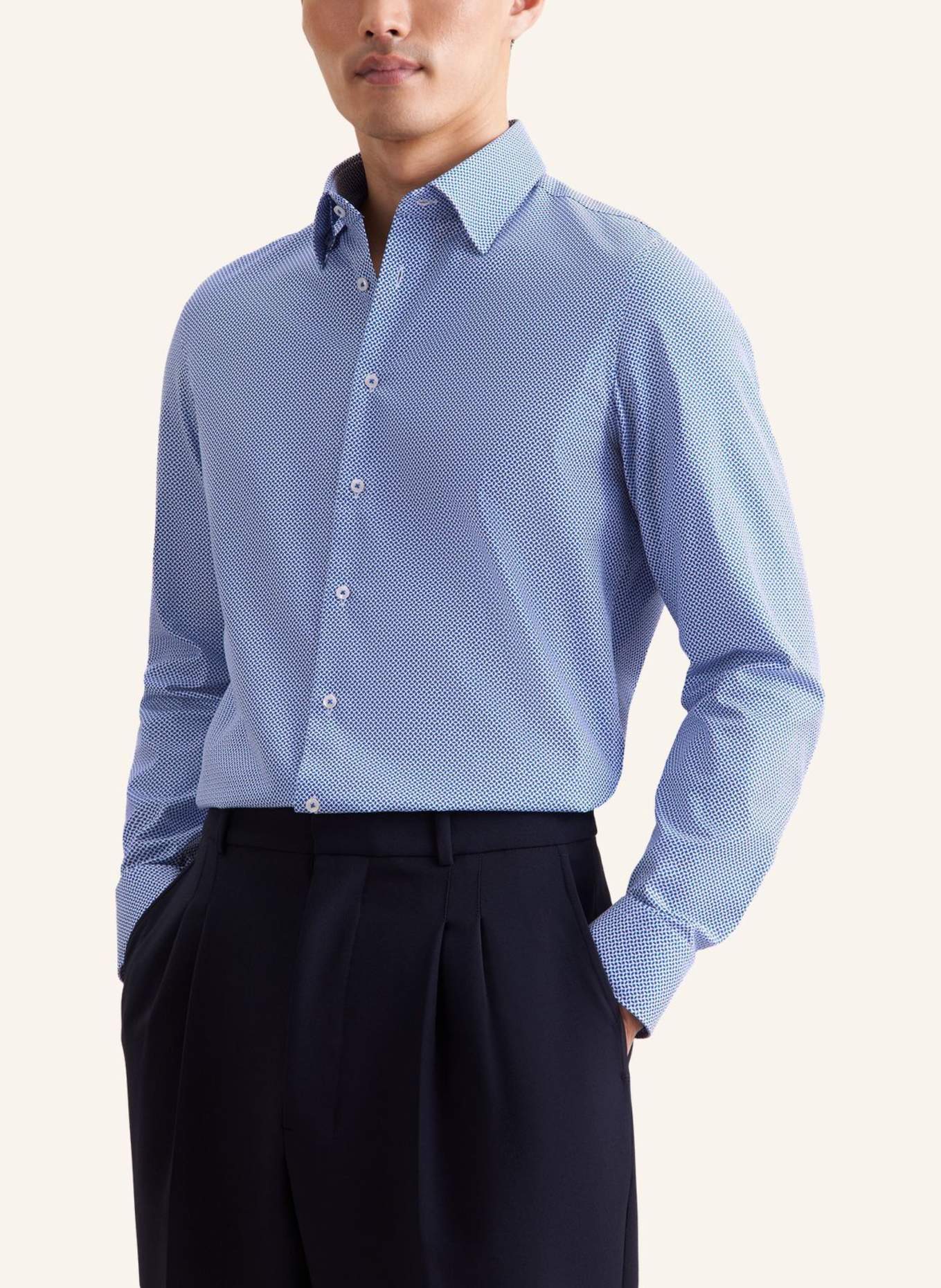 seidensticker Business Hemd Slim Fit: BLAU