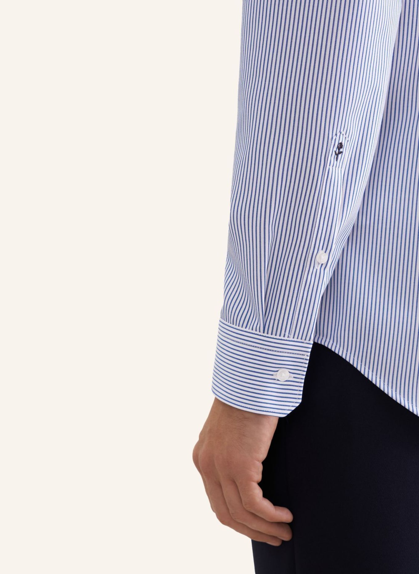 seidensticker Business Hemd Slim Fit: BLAU