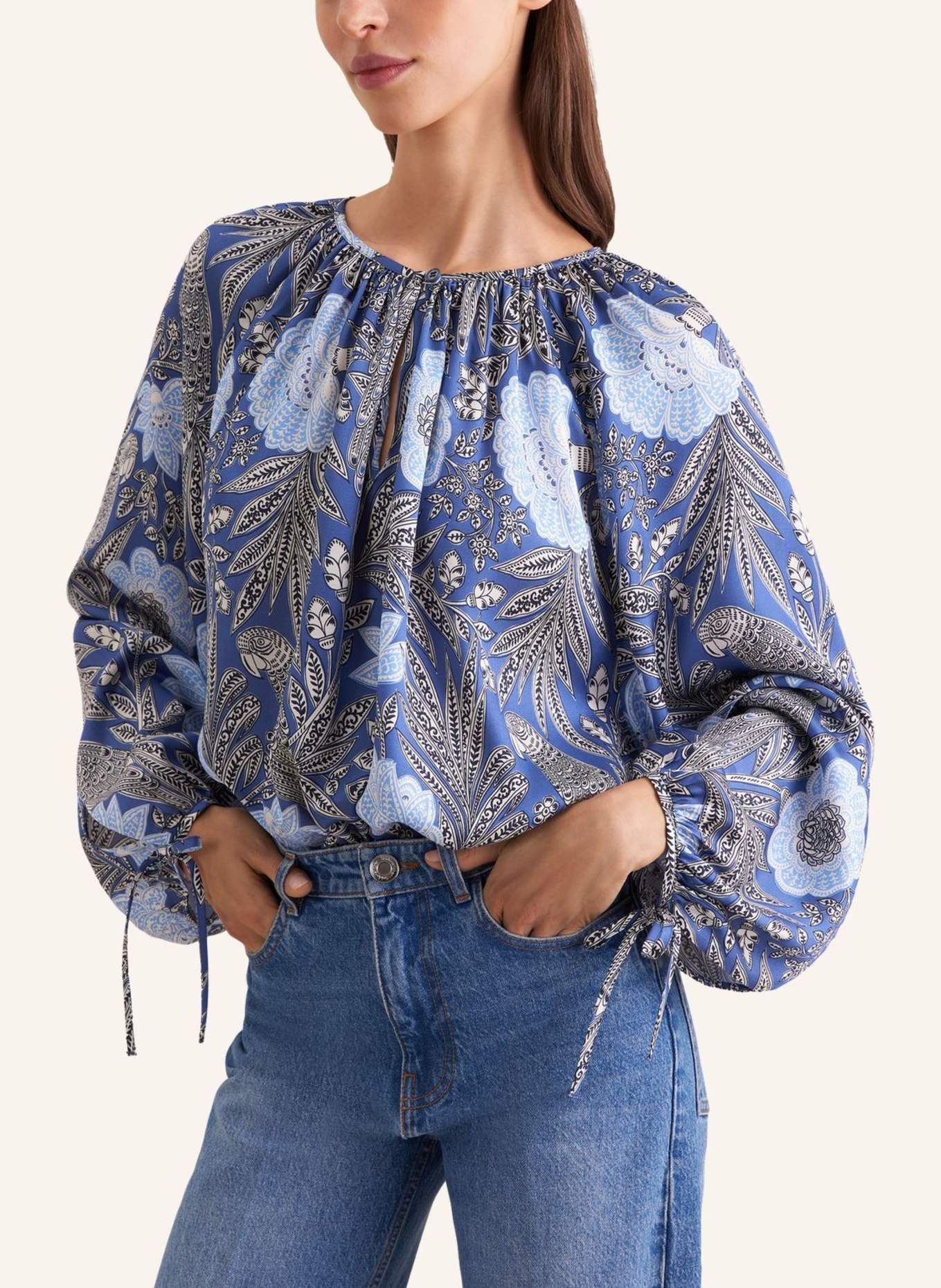 seidensticker Schlupfbluse: BLAU