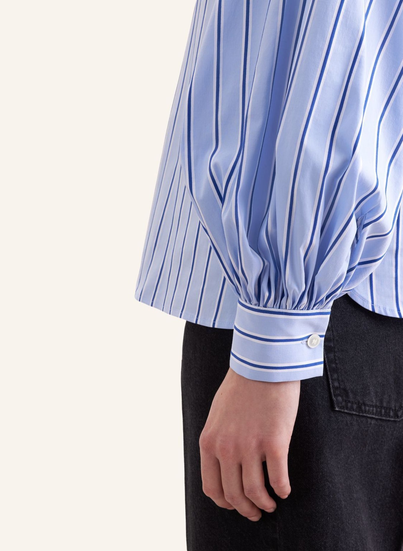 seidensticker Schluppenbluse: HELLBLAU