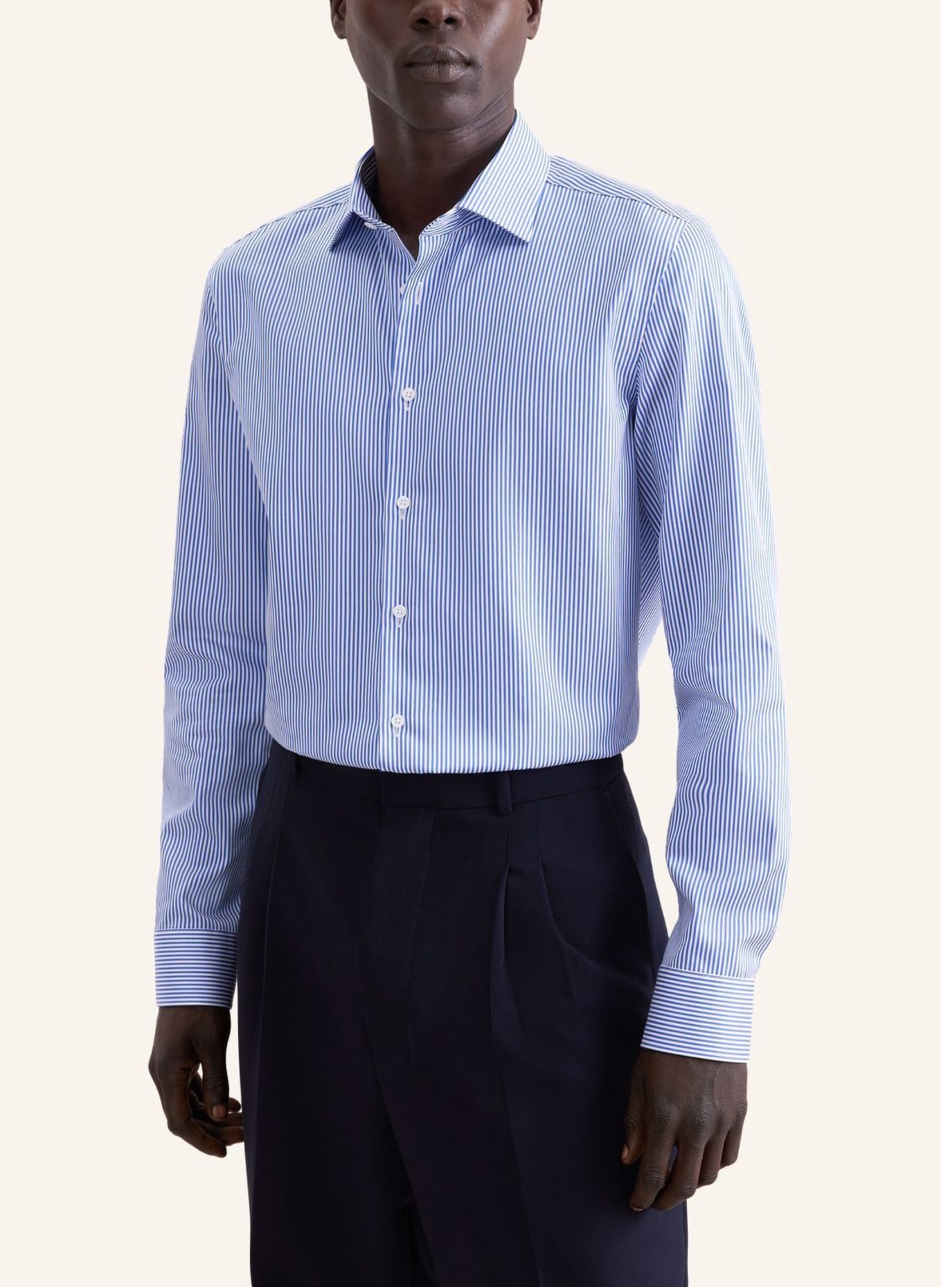 seidensticker Business Hemd Slim Fit: BLAU