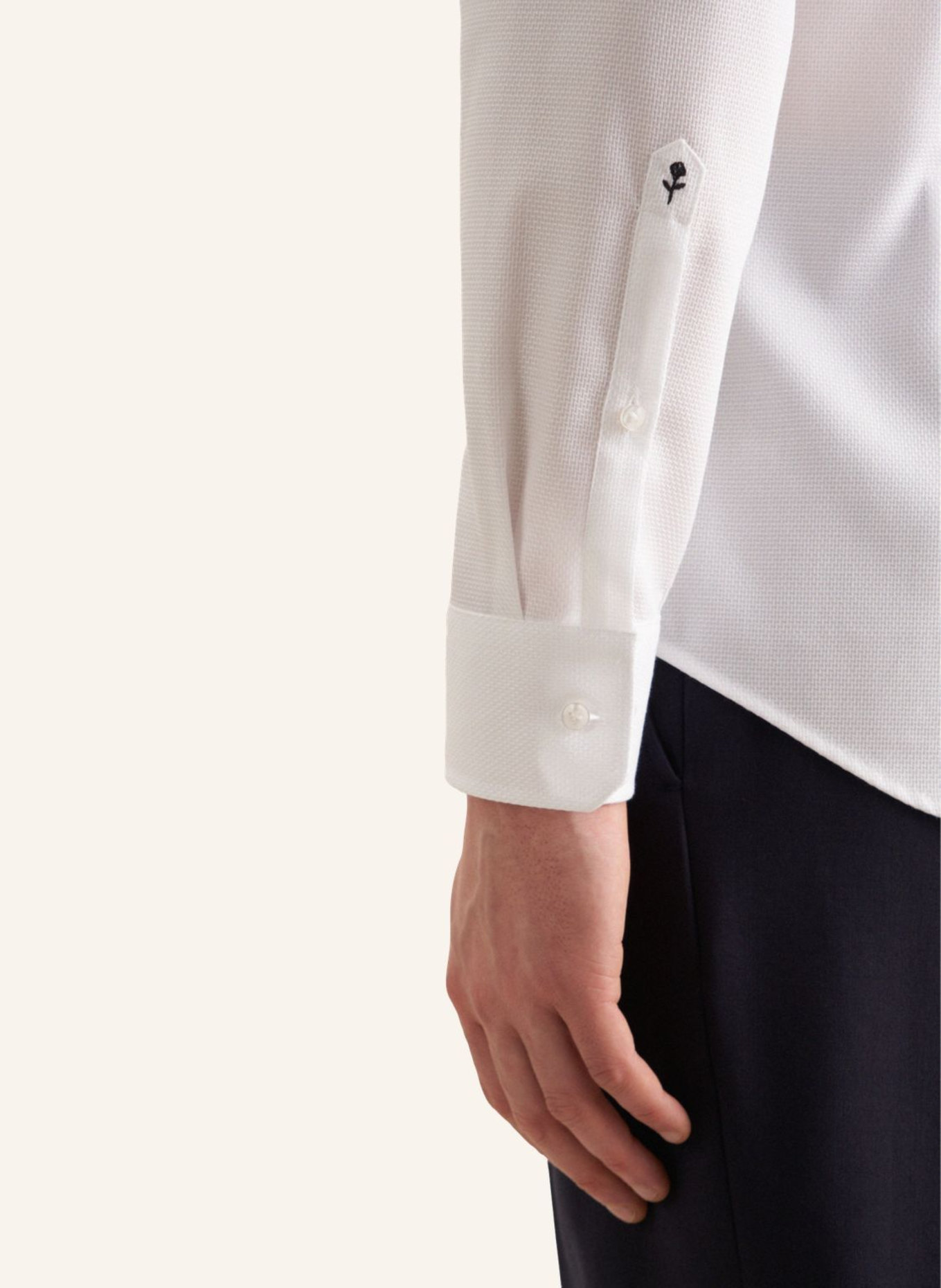 seidensticker Business Hemd Slim Fit: WEISS