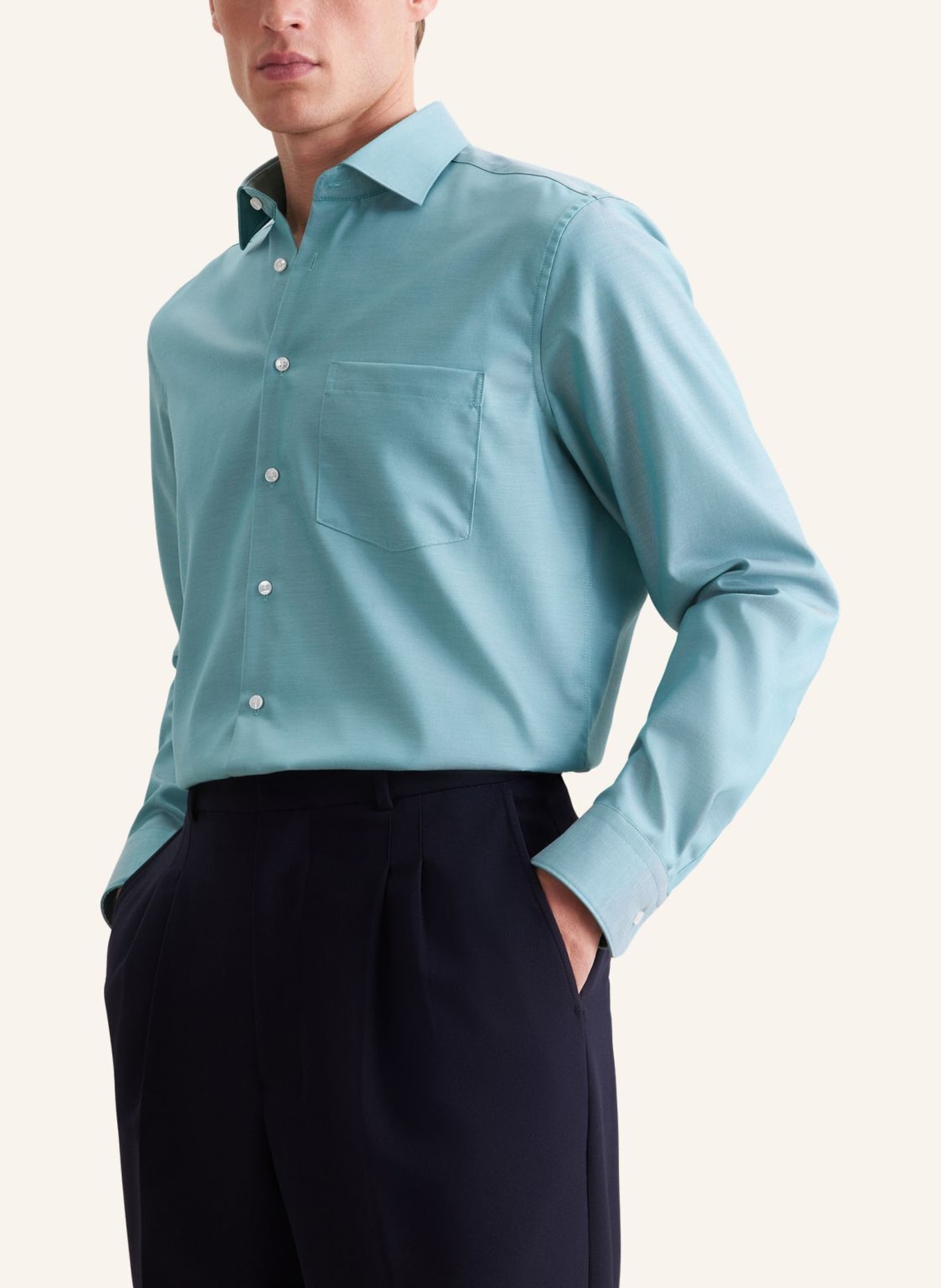 seidensticker Business Hemd Comfort Fit: TÜRKIS