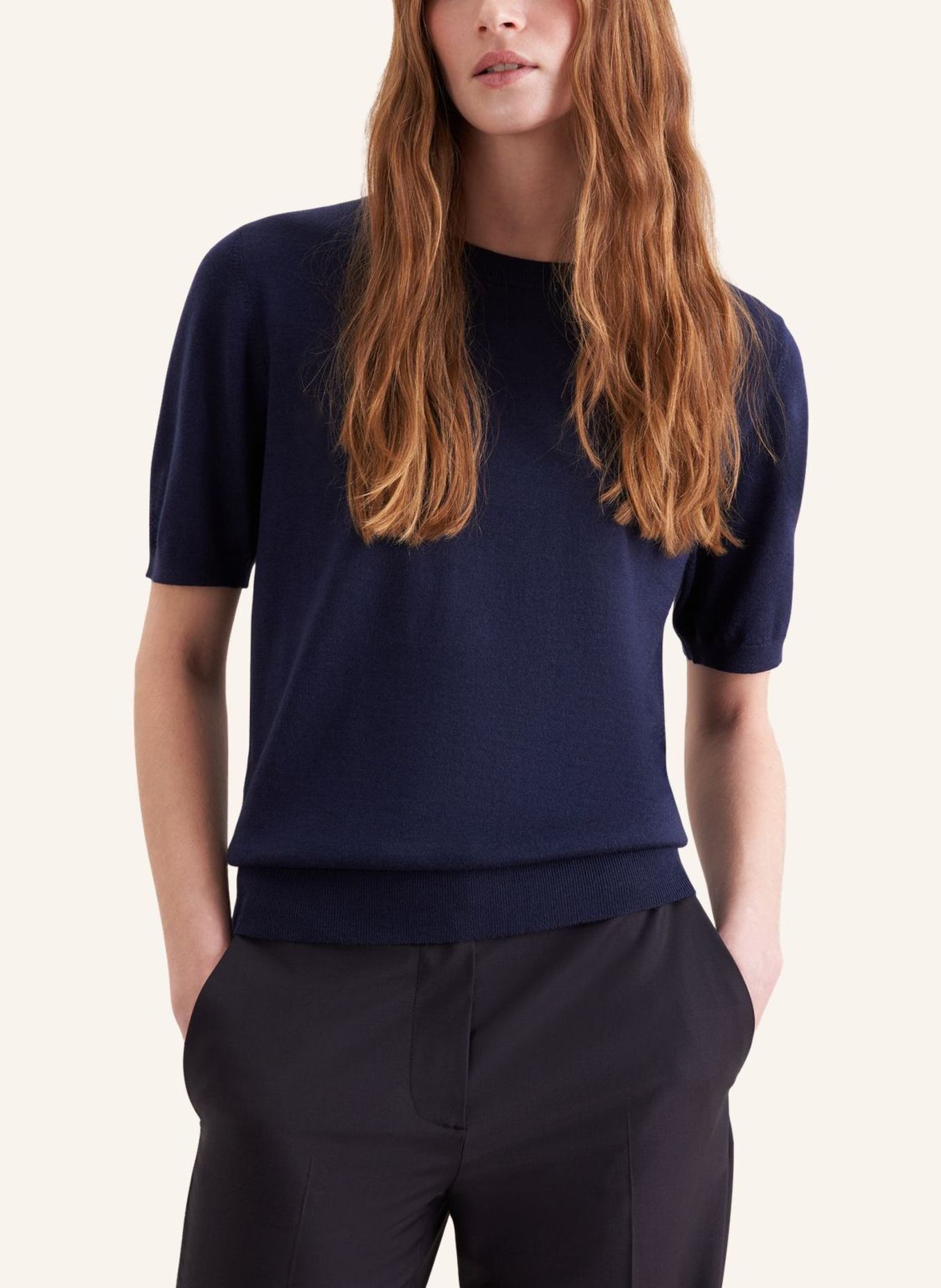 seidensticker Sweater: DUNKELBLAU