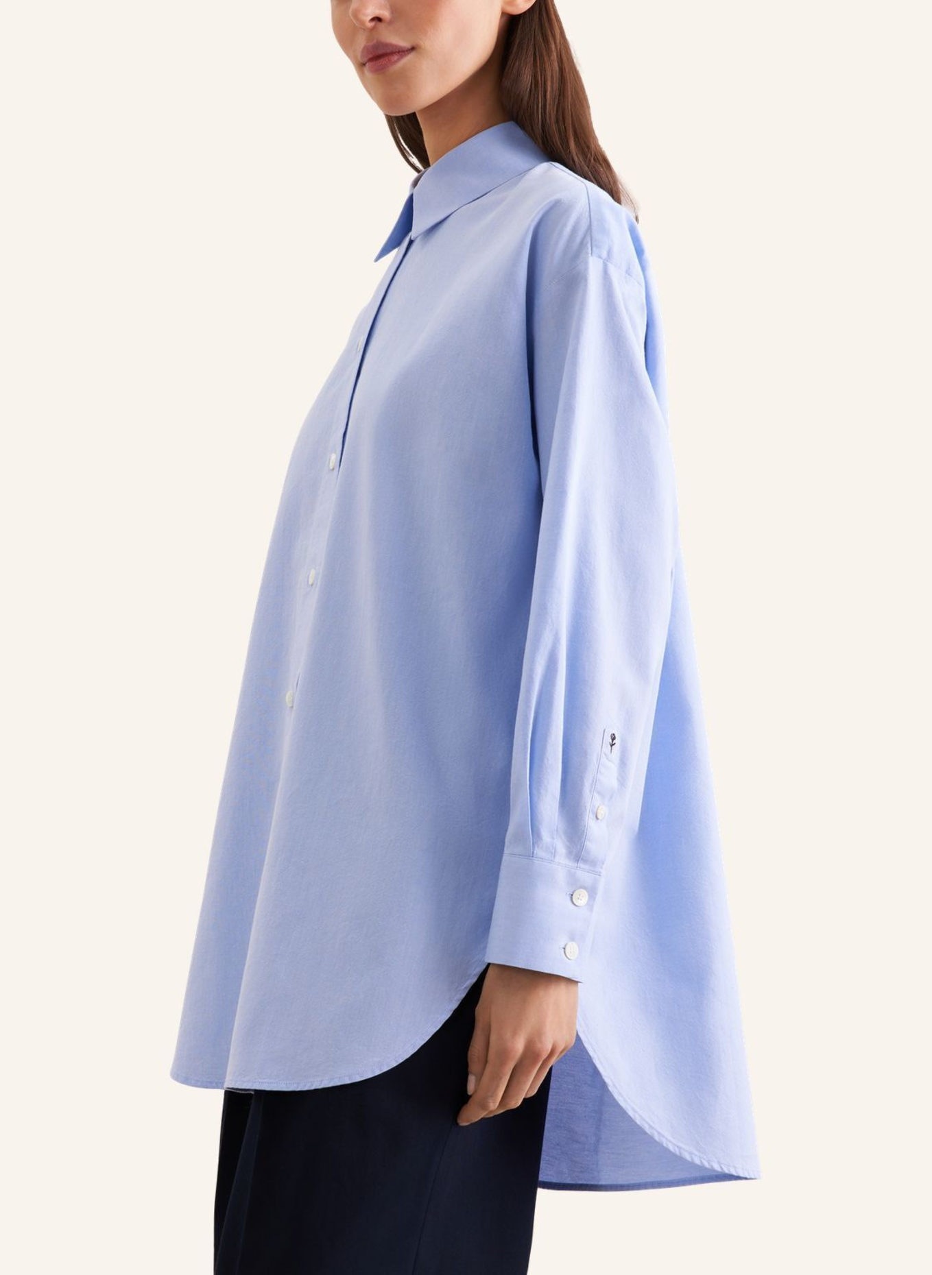 seidensticker Hemdbluse: HELLBLAU