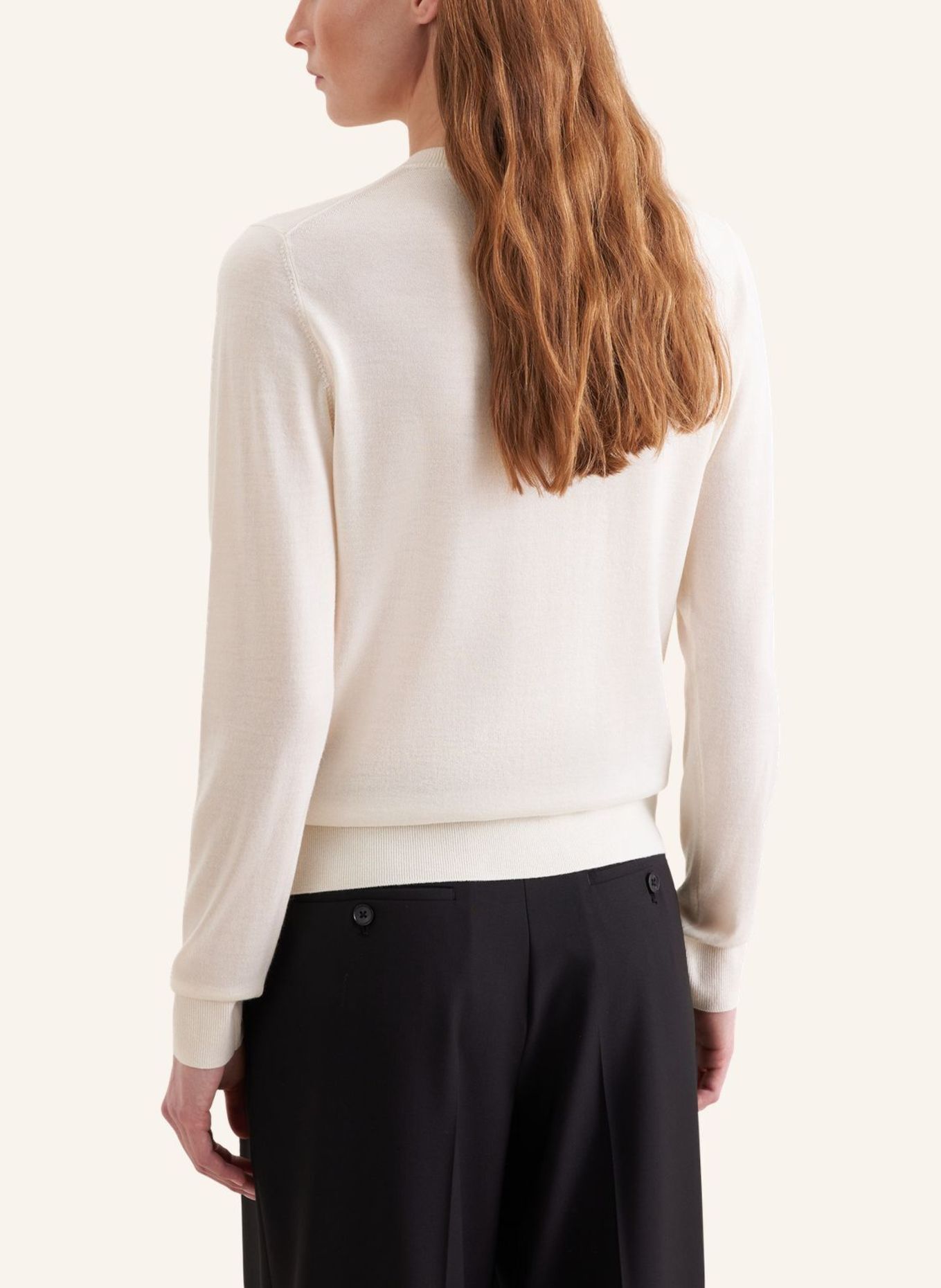 seidensticker , Strick-Jacke, Cardigan: ECRU