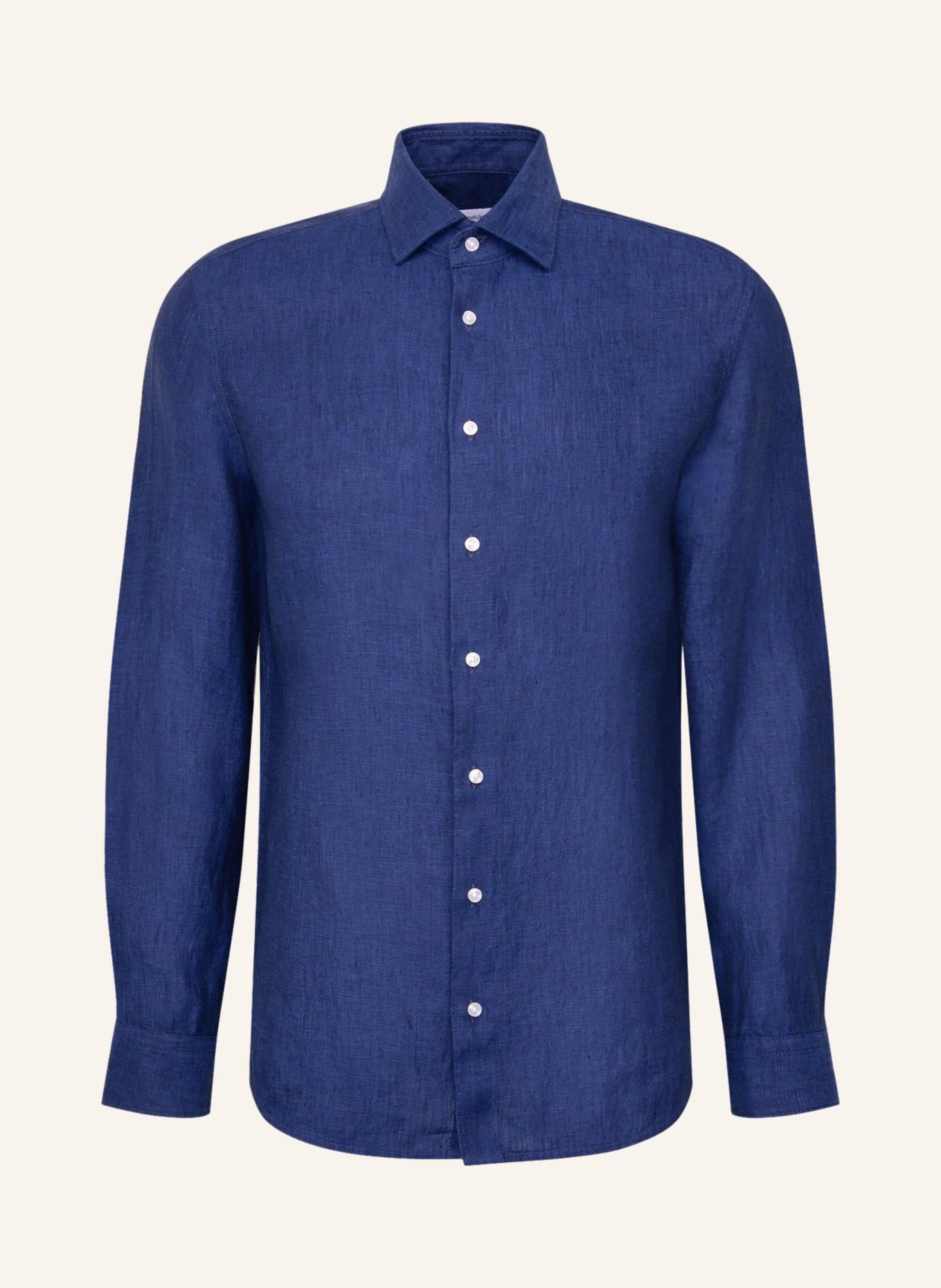 seidensticker Leinenhemd Slim Fit: DUNKELBLAU