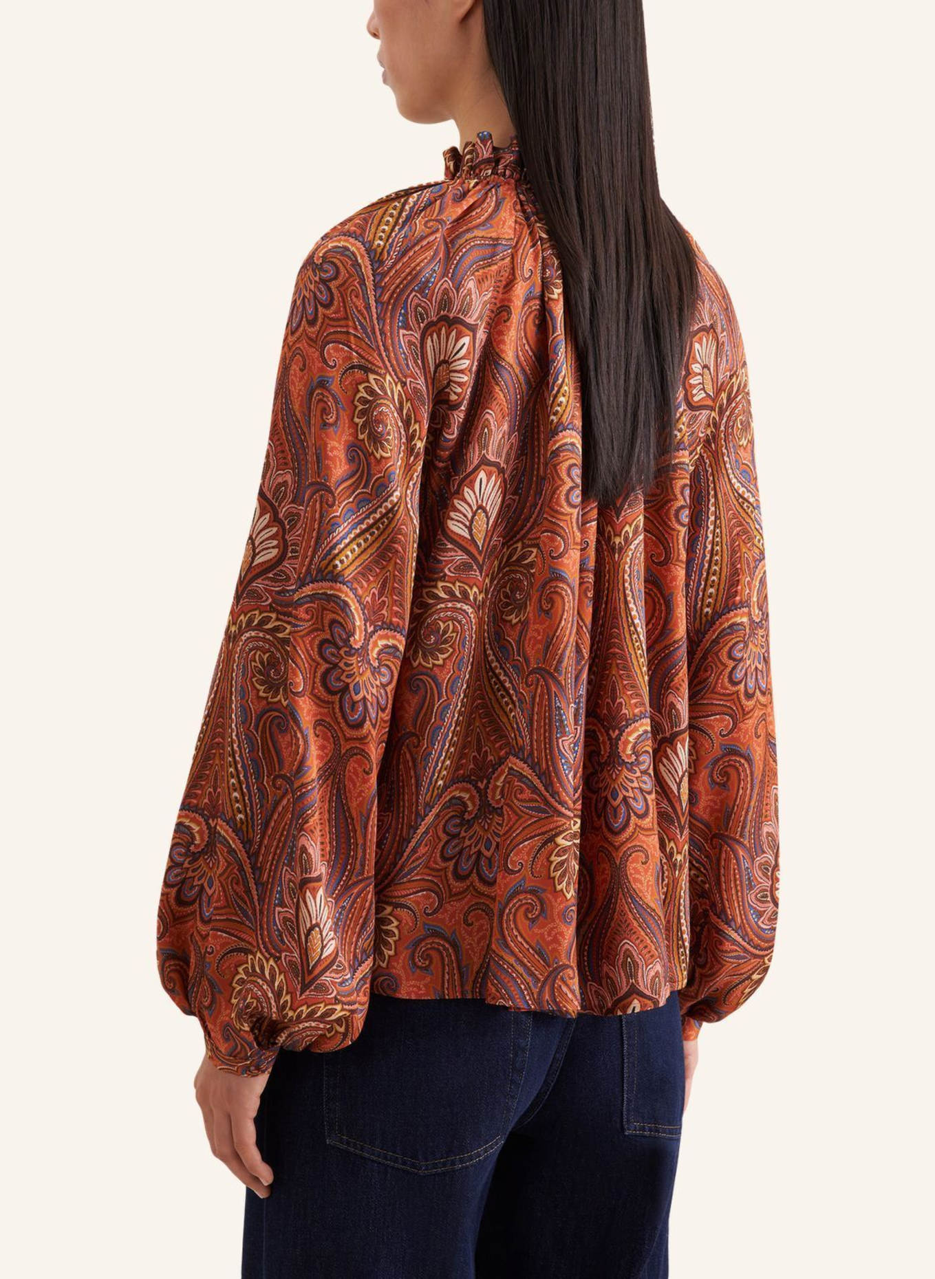 seidensticker Rüschenbluse: ORANGE