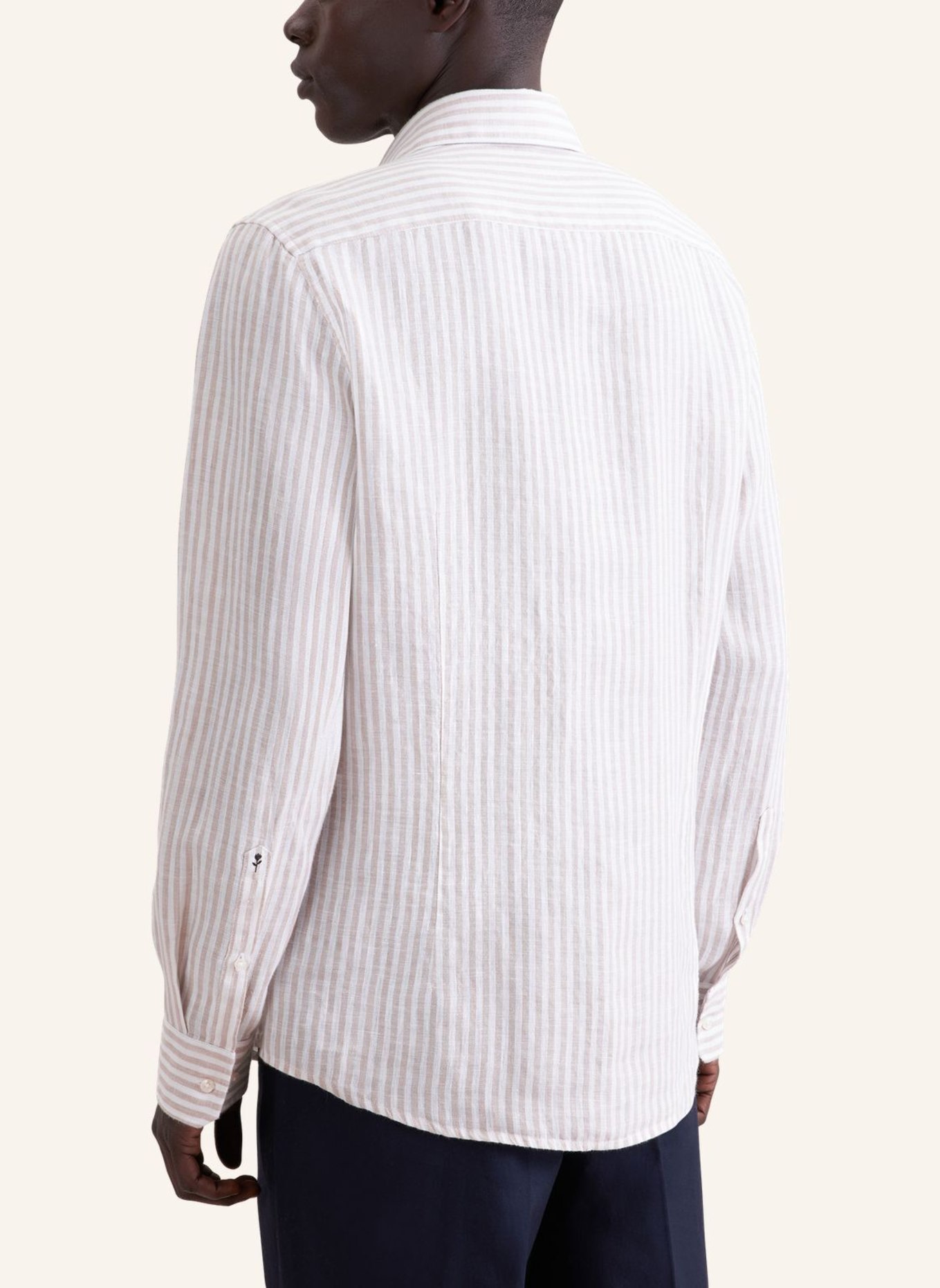 seidensticker Leinenhemd Slim Fit: BEIGE