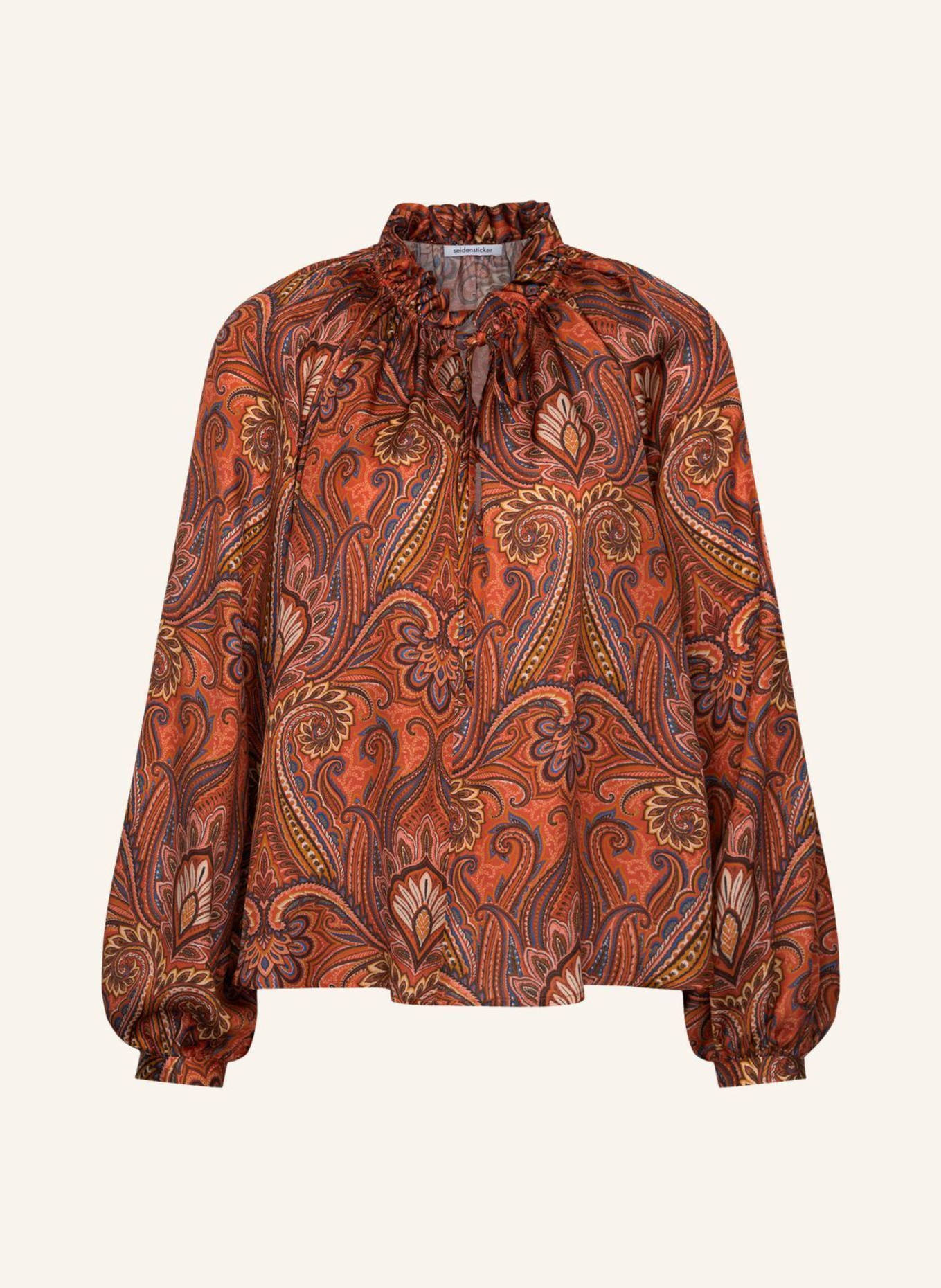 seidensticker Rüschenbluse: ORANGE