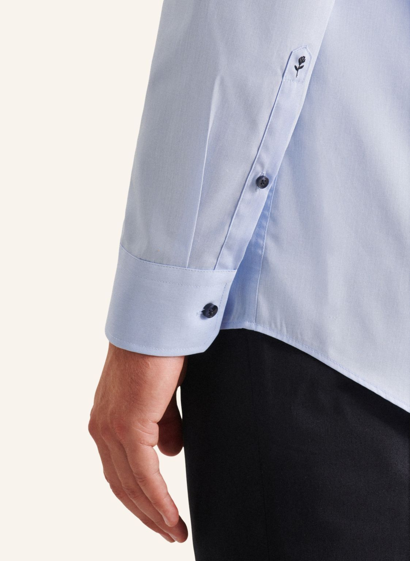 seidensticker , Business Hemd Regular Fit: HELLBLAU