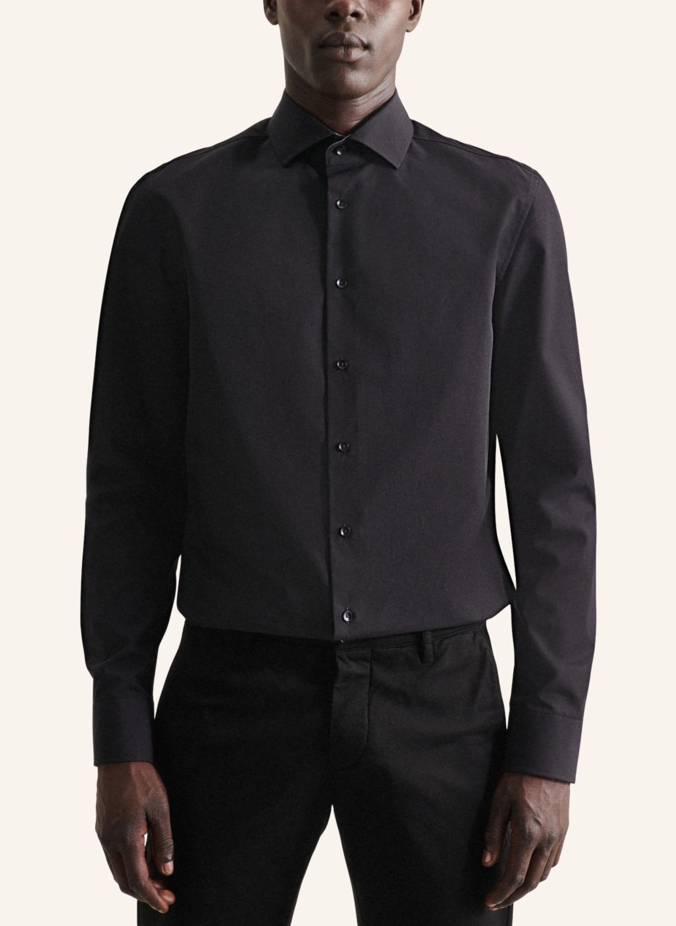 seidensticker Business Hemd Slim Fit: SCHWARZ