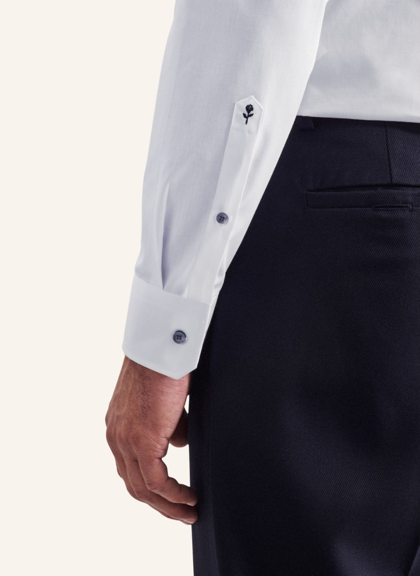 seidensticker Business Hemd Slim Fit: WEISS